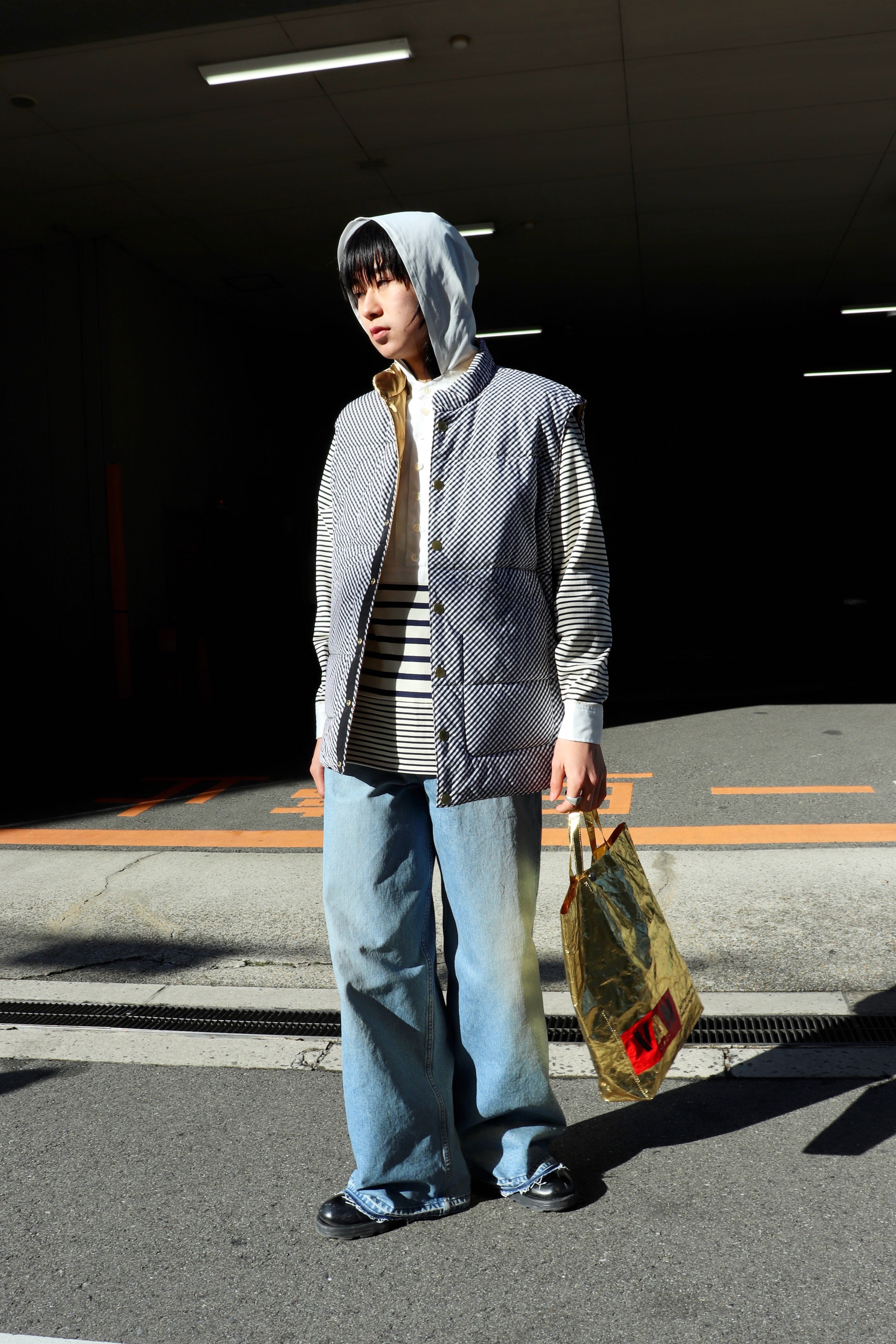 MASU(エムエーエスユー)のREVERSIBLE PADDED VEST GOLDの通販｜PALETTE