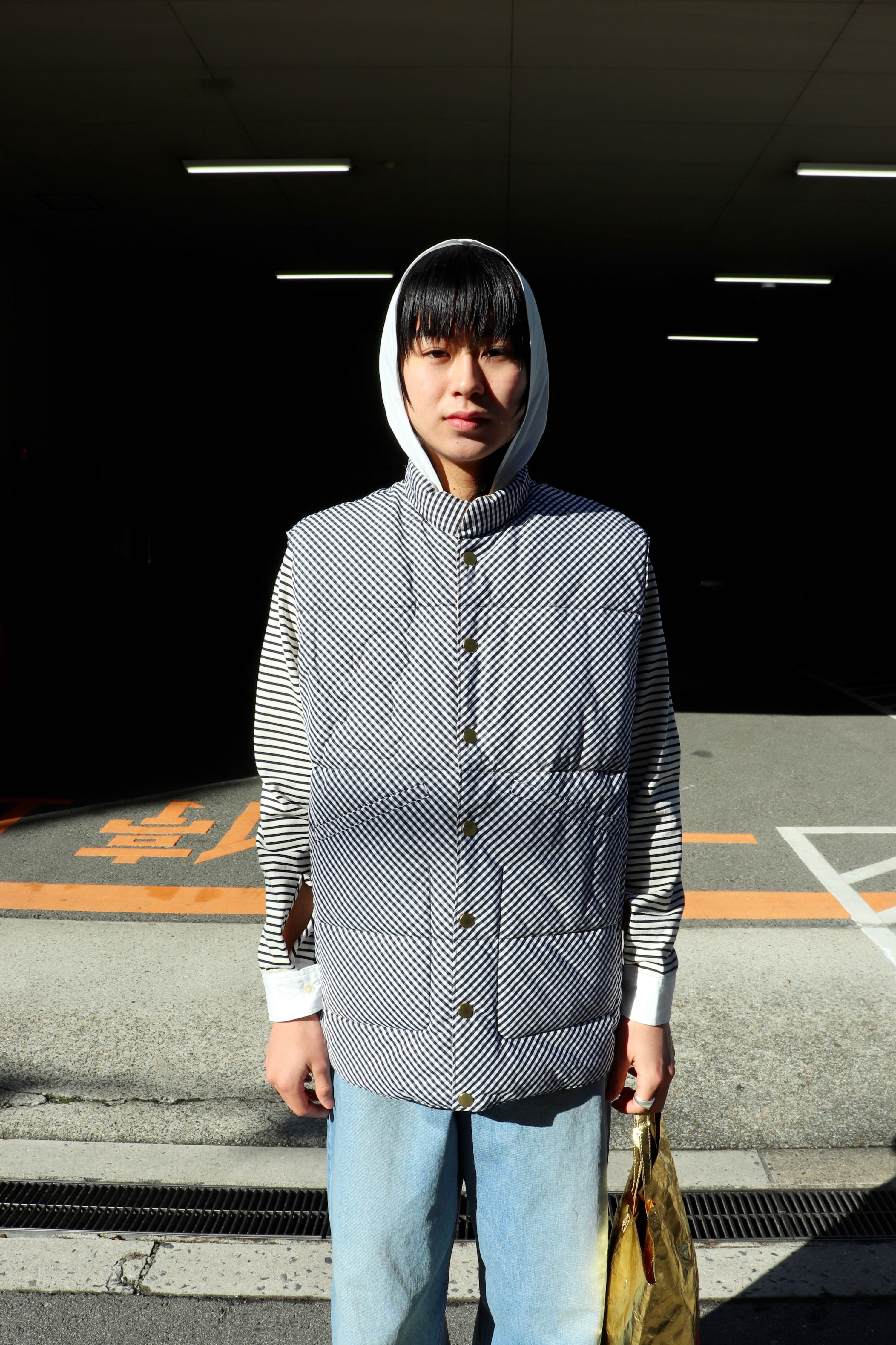 MASU(エムエーエスユー)のREVERSIBLE PADDED VEST GOLDの通販｜PALETTE