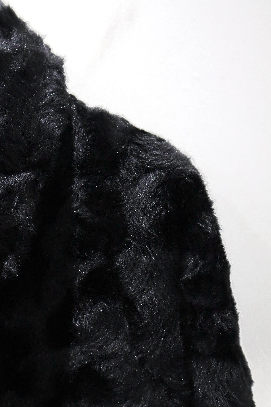 SUGARHILL(シュガーヒル)のFUR DOUBLE ZIP JACKET BLACKの通販