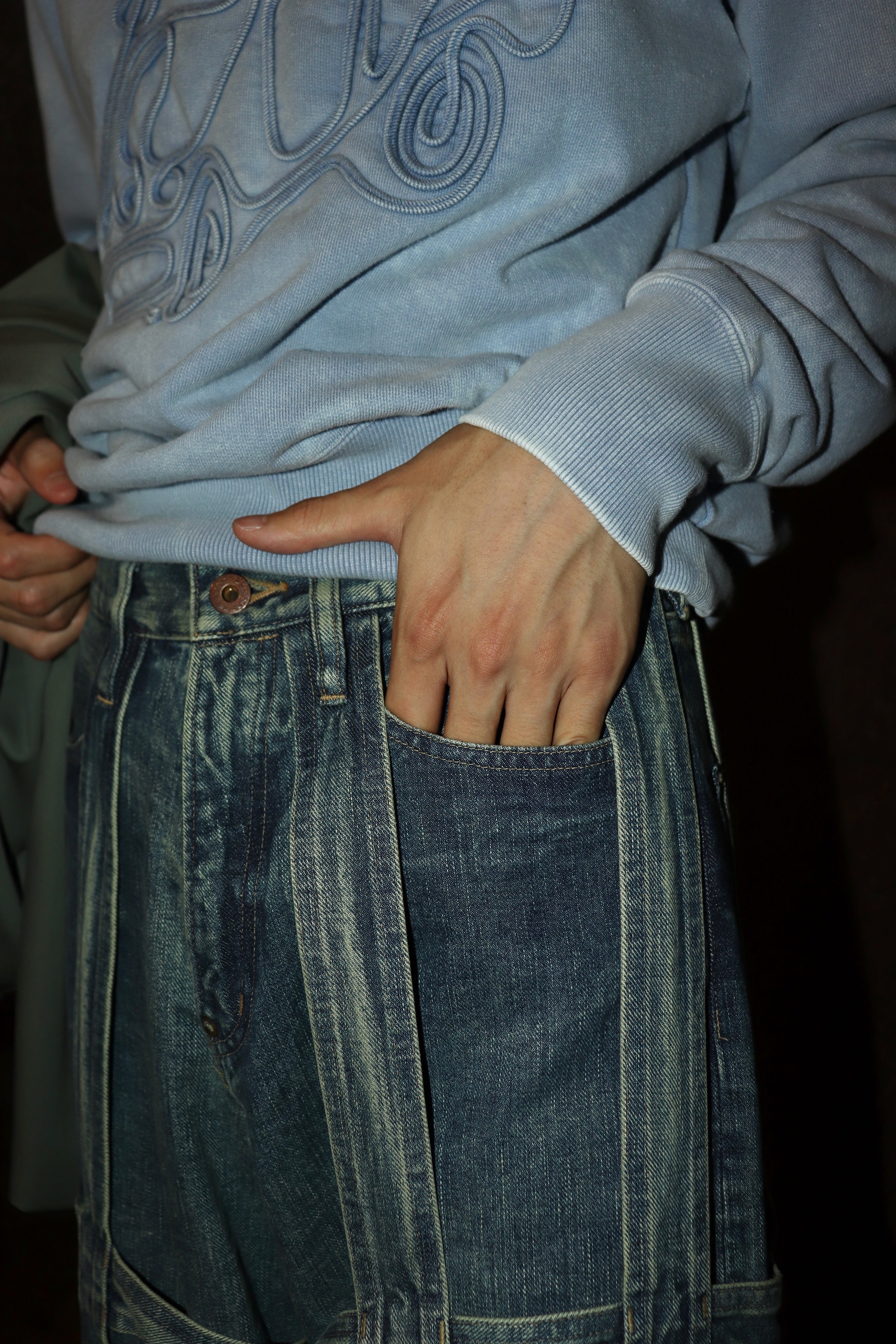 SUGARHILL(シュガーヒル)のCAGED DENIM PANTS INDIGOの通販｜PALETTE