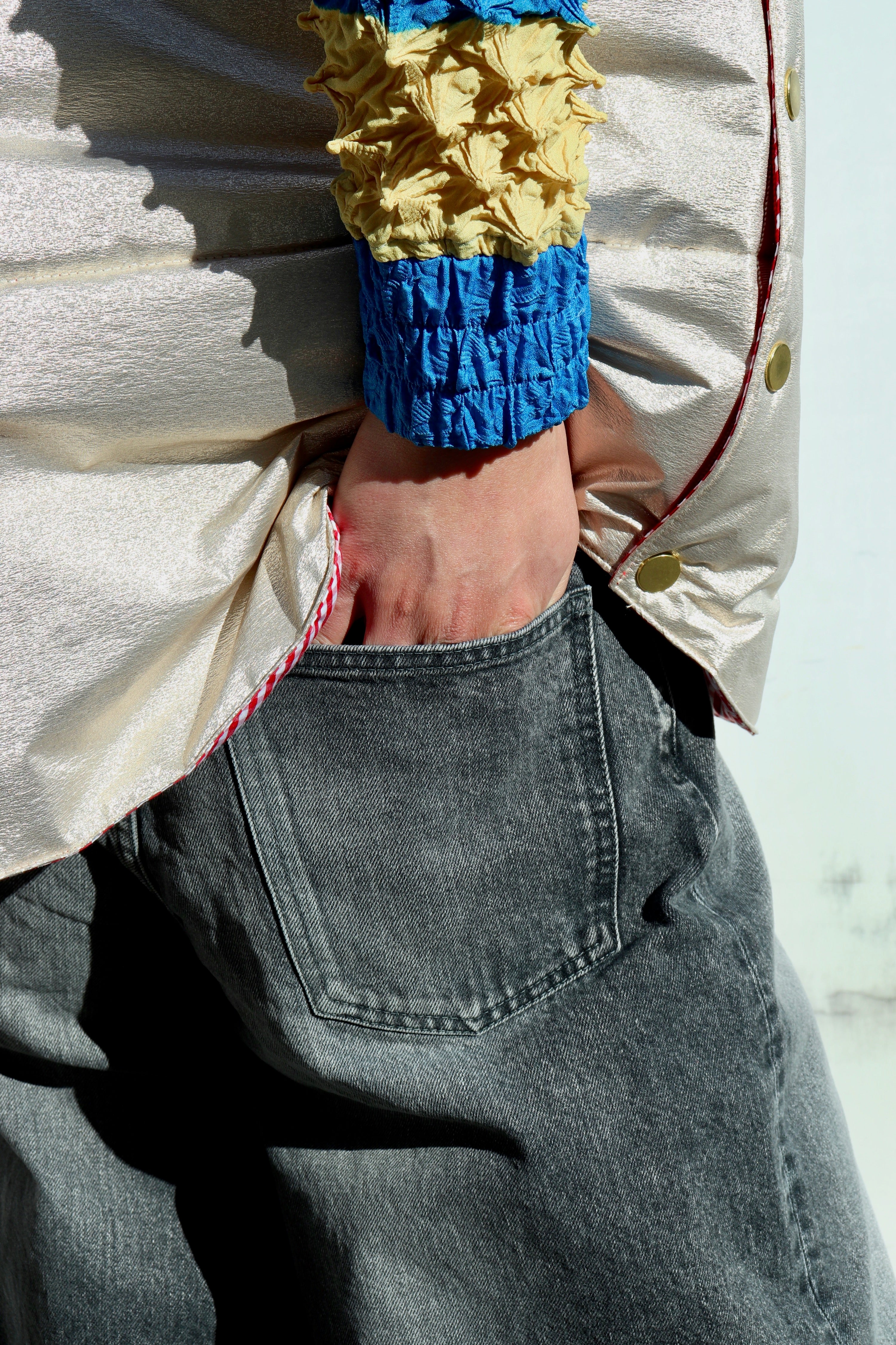 MASU(エムエーエスユー)の“MASU BOYS” BAGGY JEANS BLACKの通販