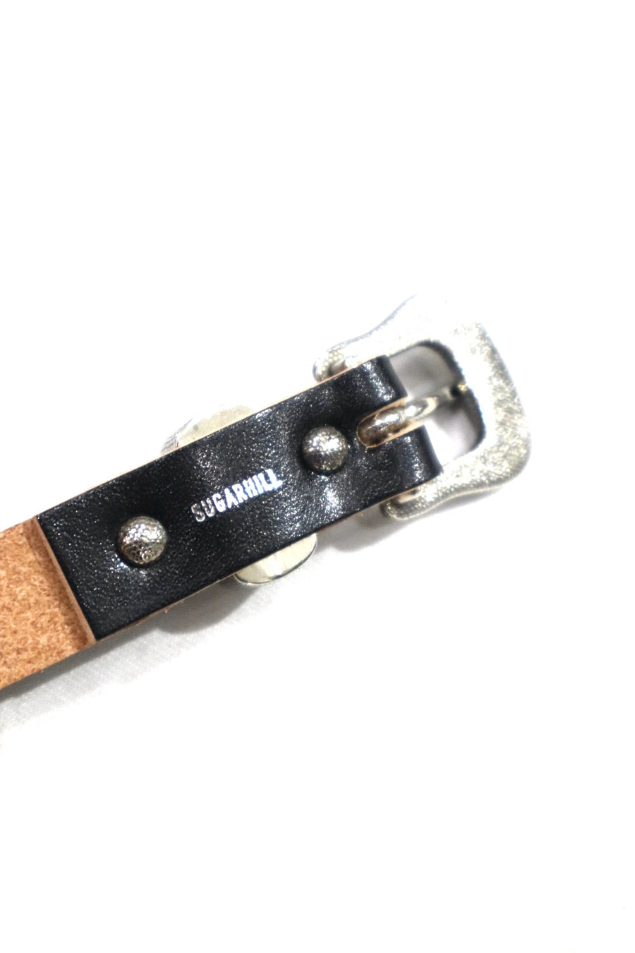 SUGARHILL(シュガーヒル)のWESTERN BUCKLE BELT BLACK × SILVERの通販