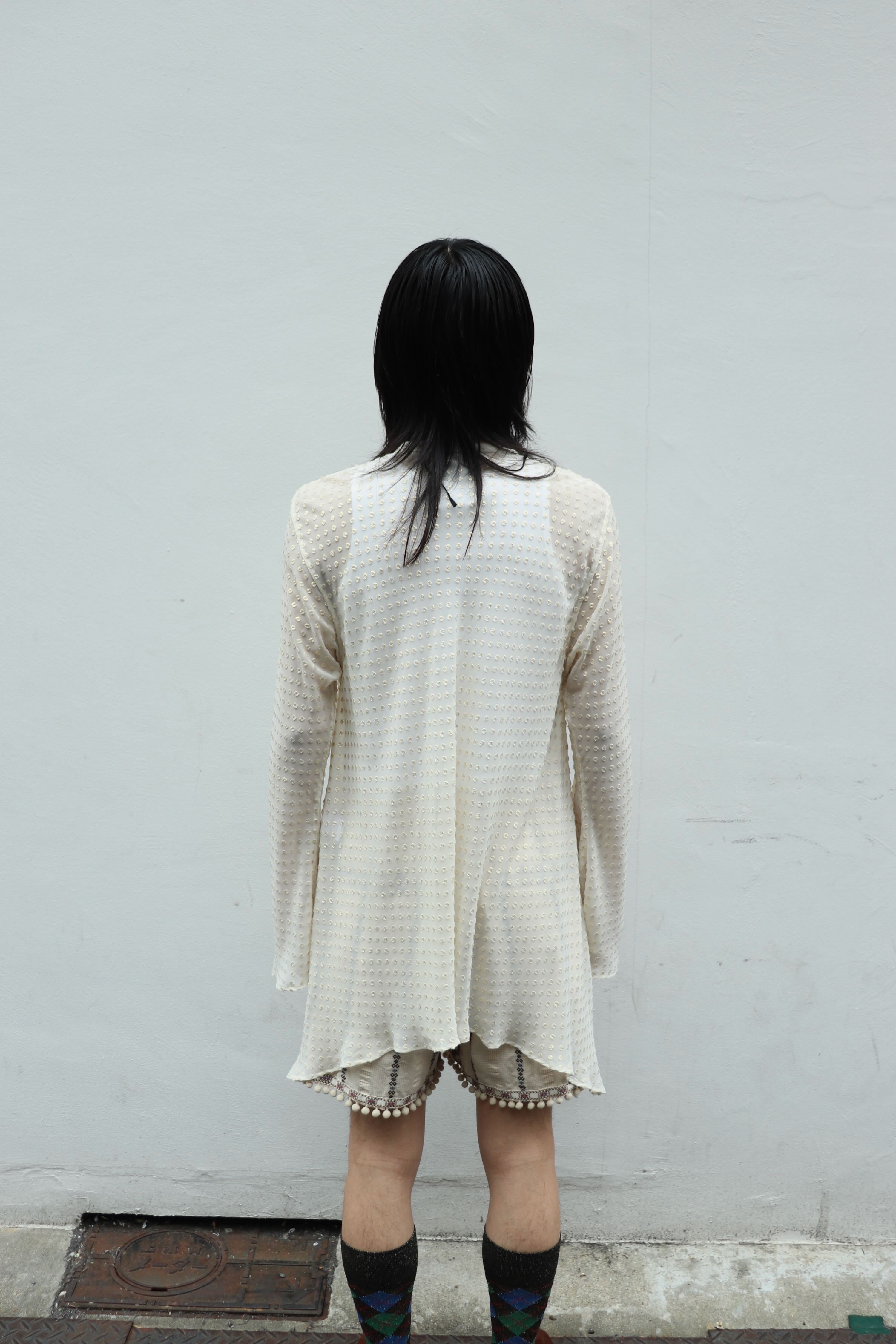 SUGARHILL(シュガーヒル)のTWINKLE SHEER DRAPE SHIRT ECRUの通販 