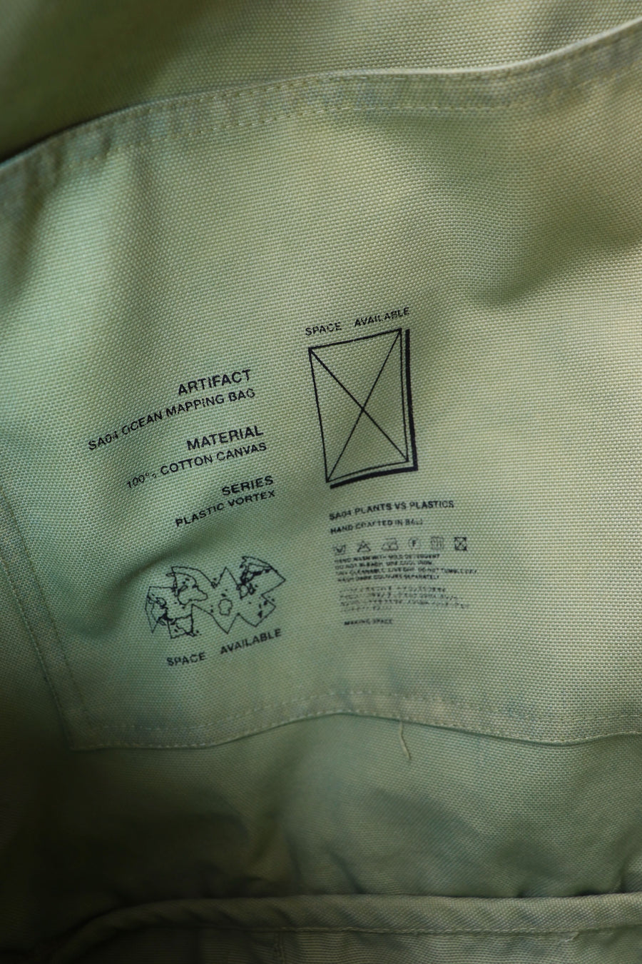 SPACE AVAILABLE  OCEAN MAPPING BAG