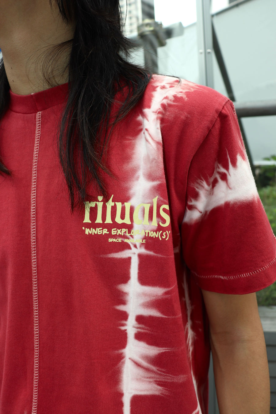 SPACE AVAILABLE  RITUAL TEE(RED)