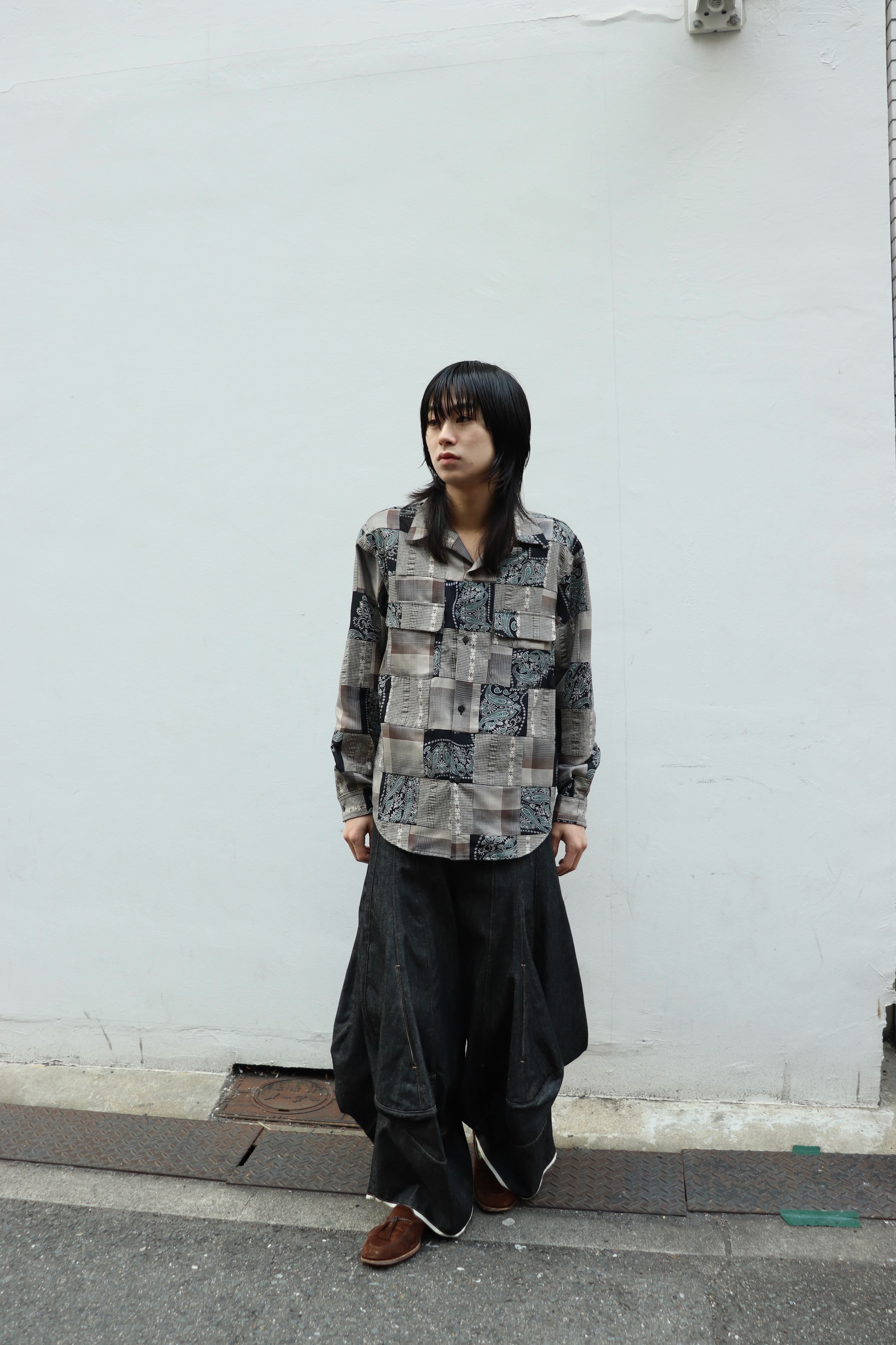 SUGARHILL(シュガーヒル)のPATCH-WORK SHIRT BLACKの通販｜PALETTE art