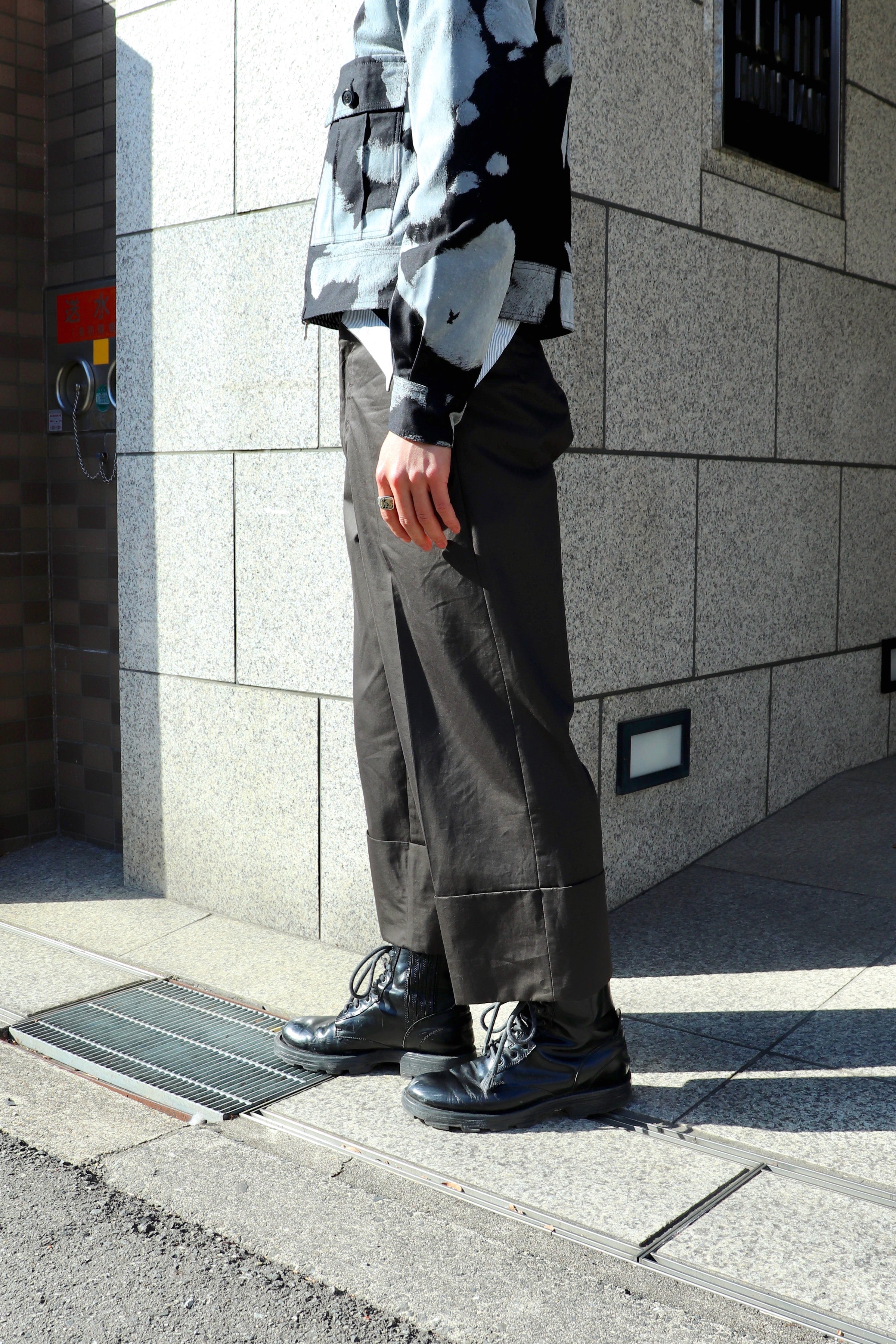 MASU(エムエーエスユー)のFOLDED BELT TROUSERS CACAOの通販｜PALETTE