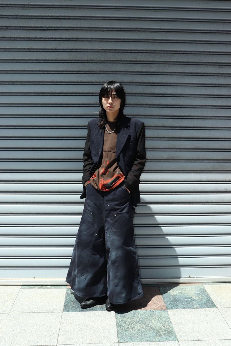 SHINYAKOZUKA  WASHED CARPENTER(COLOURLESS BLACK)