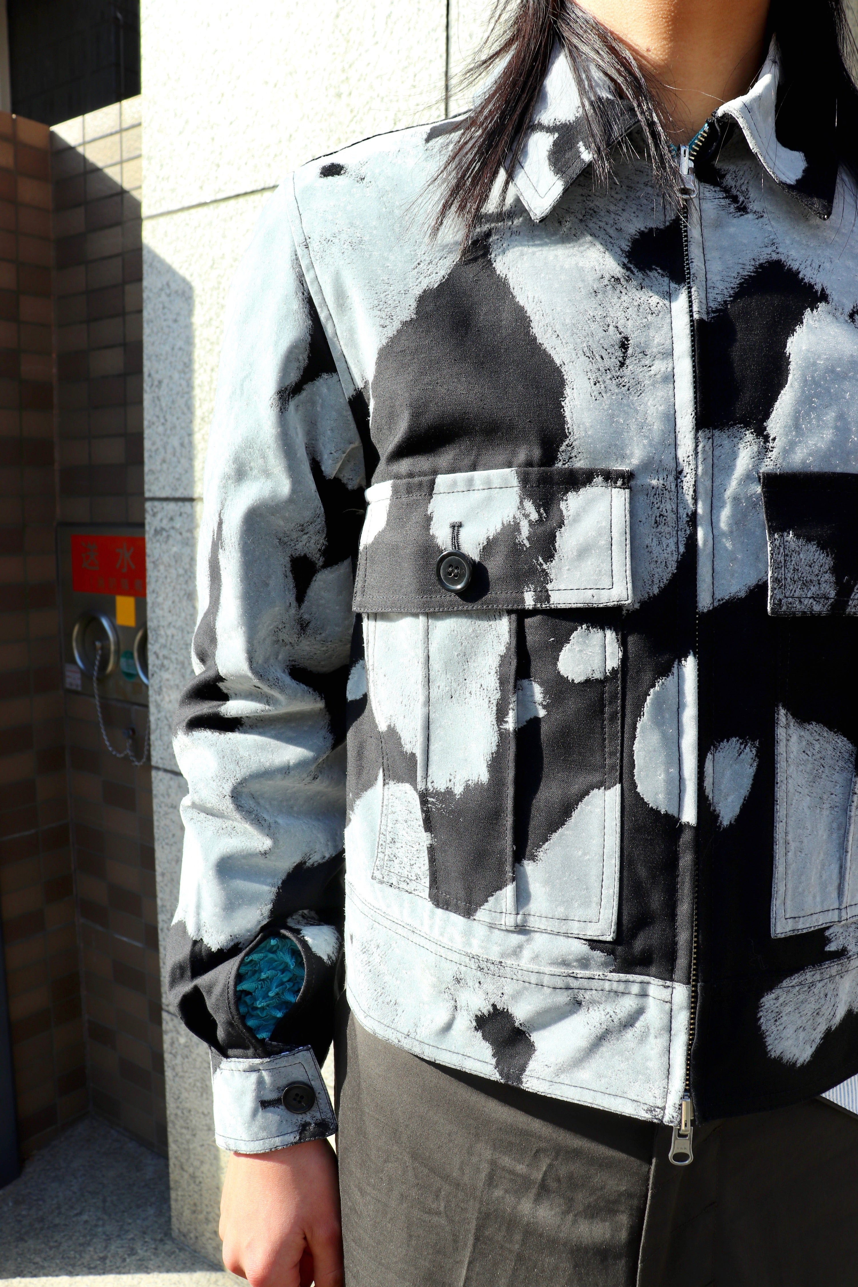 MASU(エムエーエスユー)のFLOCKY COW SPORTS JACKET BLACKの通販