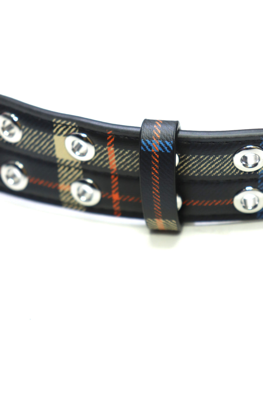 GANNI  Double Eyelet Belt Check Safety Pin