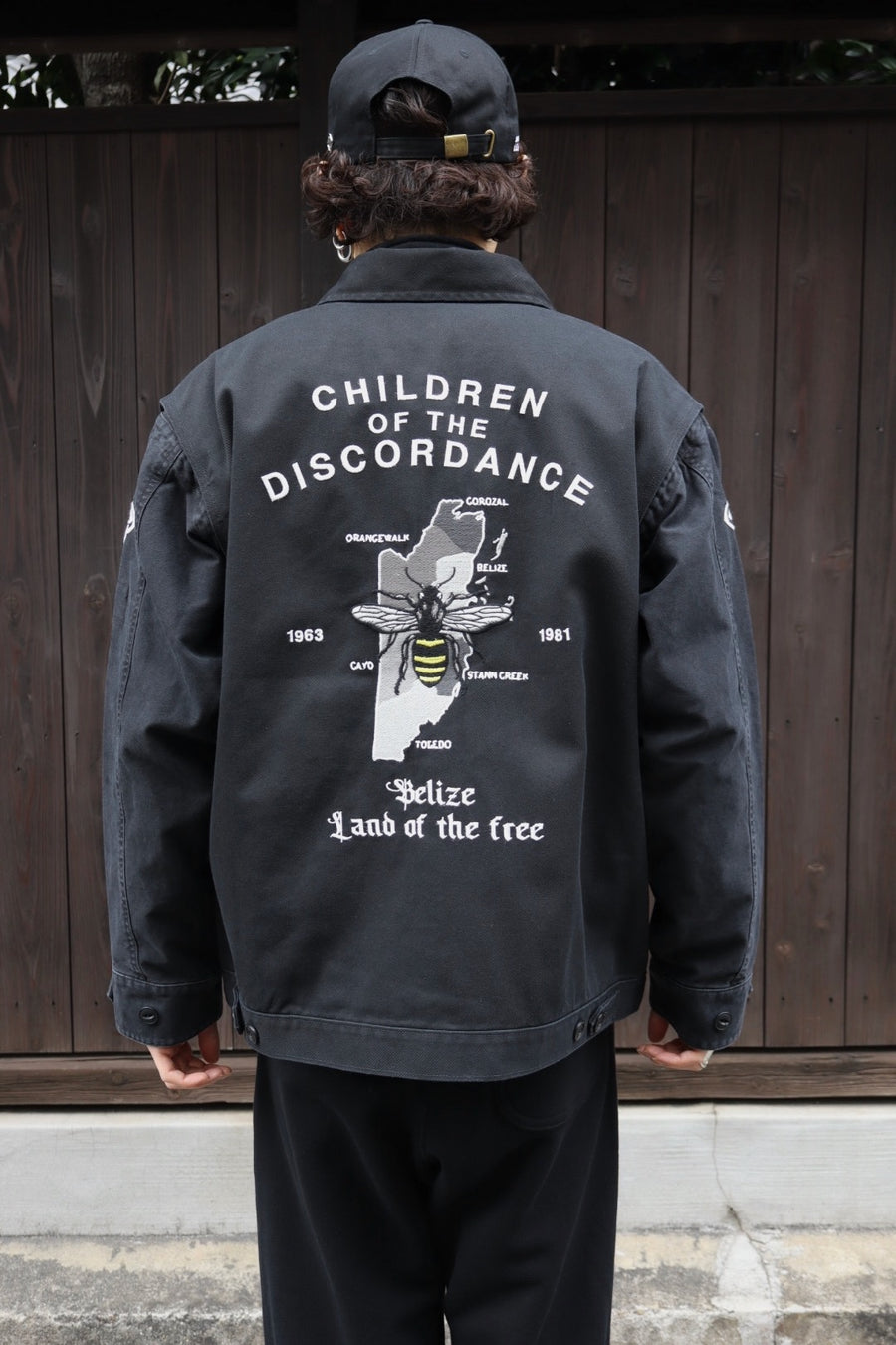 Children of the discordance  DICKEIS SOUVENIR JACKET(BLACK)