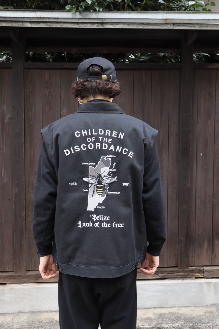 Children of the discordance  DICKEIS SOUVENIR JACKET(BLACK)