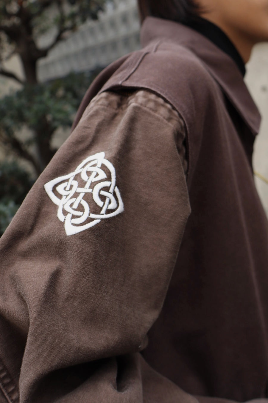 Children of the discordance  DICKEIS SOUVENIR JACKET(BROWN)