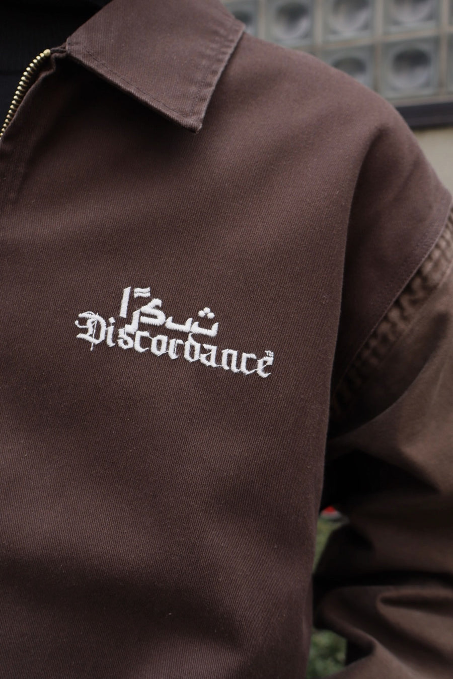 Children of the discordance  DICKEIS SOUVENIR JACKET(BROWN)