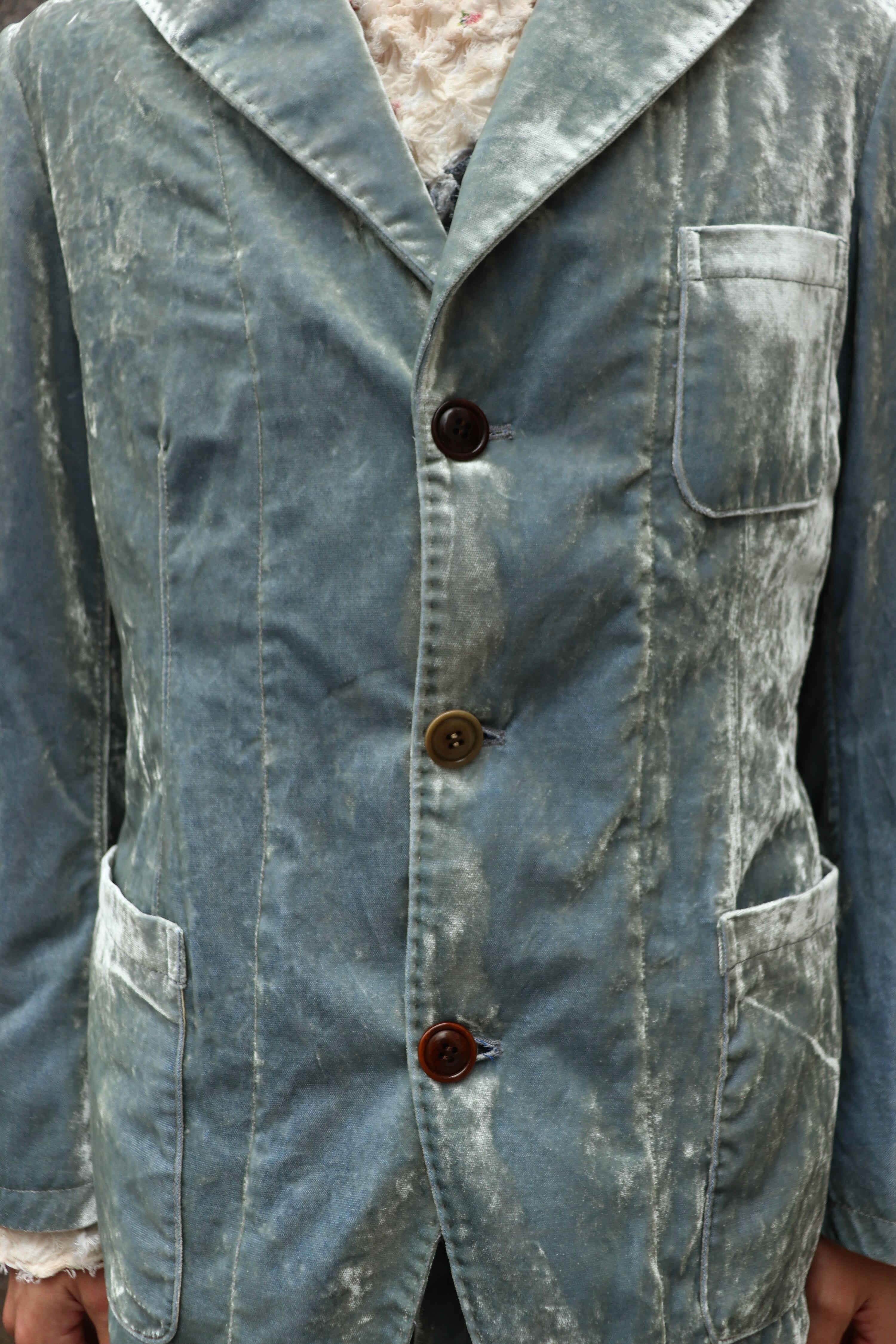 MASU(エムエーエスユー)のFARMER'S VELVET TAILORED JACKET DUSTY BLUE