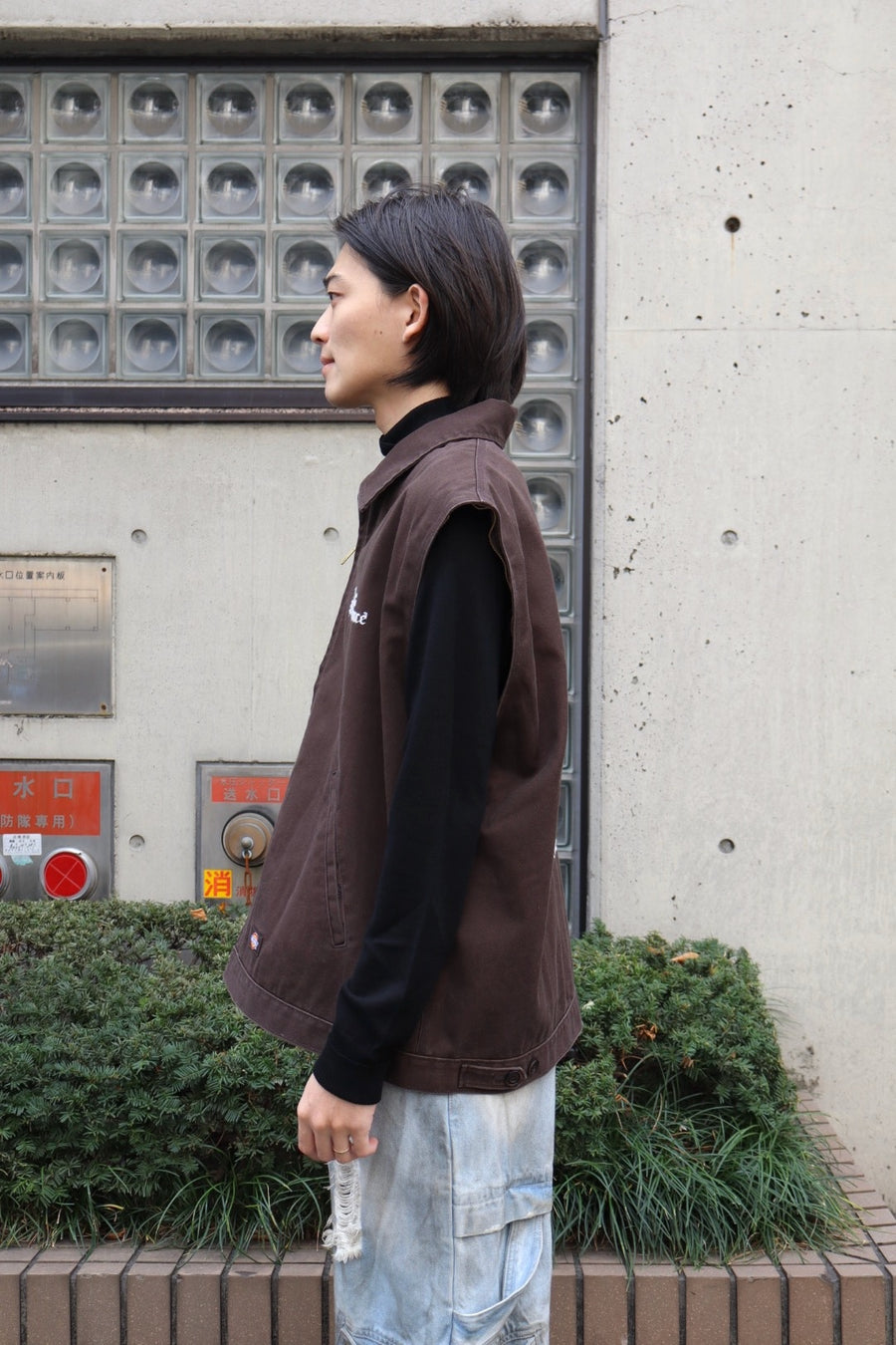 Children of the discordance  DICKEIS SOUVENIR JACKET(BROWN)