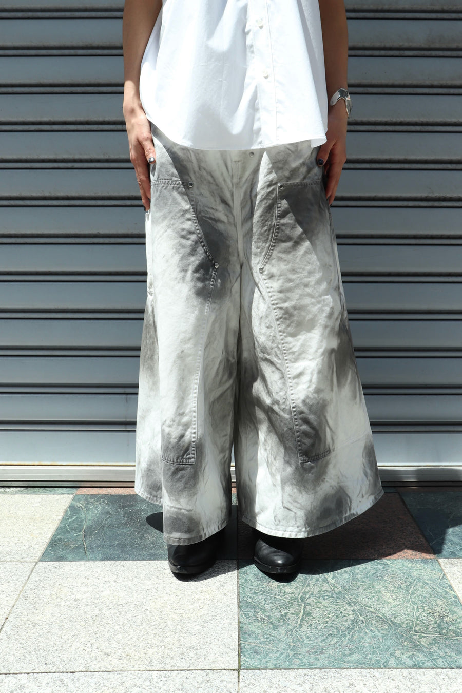 SHINYAKOZUKA  WASHED CARPENTER(COLOURLESS WHITE)
