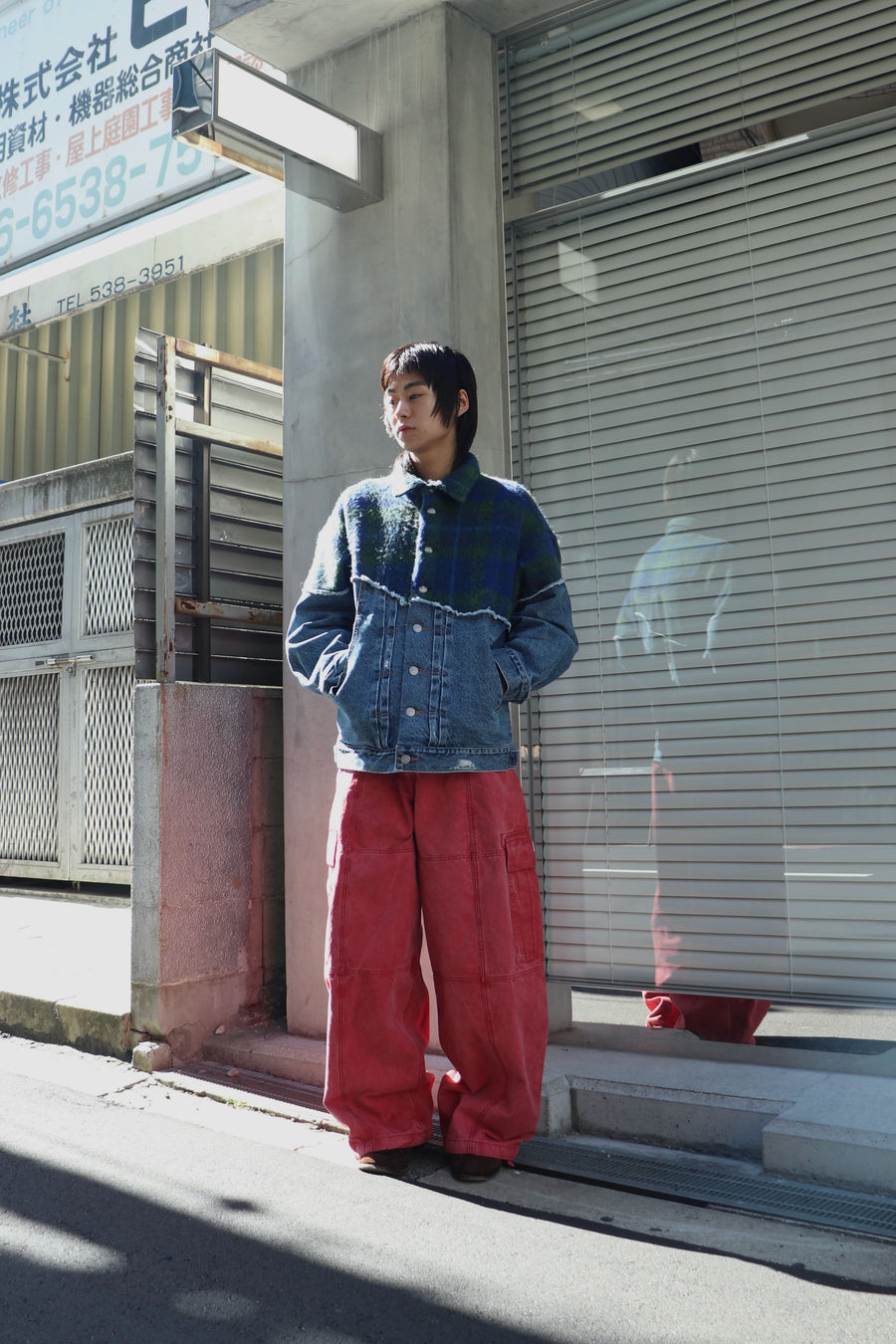 KENZO  DYED CANVAS CARGO PANTS