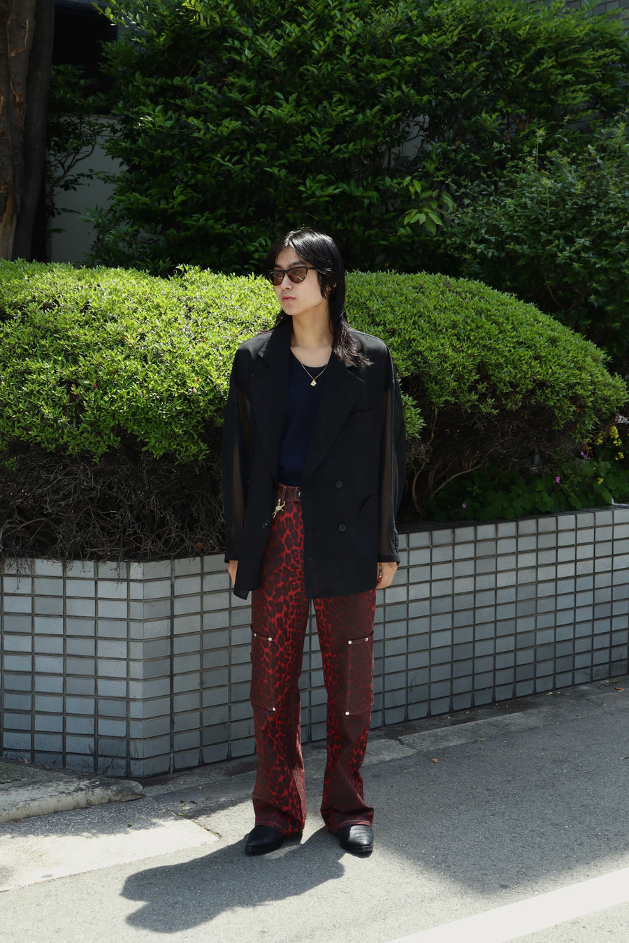 GANNI  Foil Denim Andi Cargo Jeans