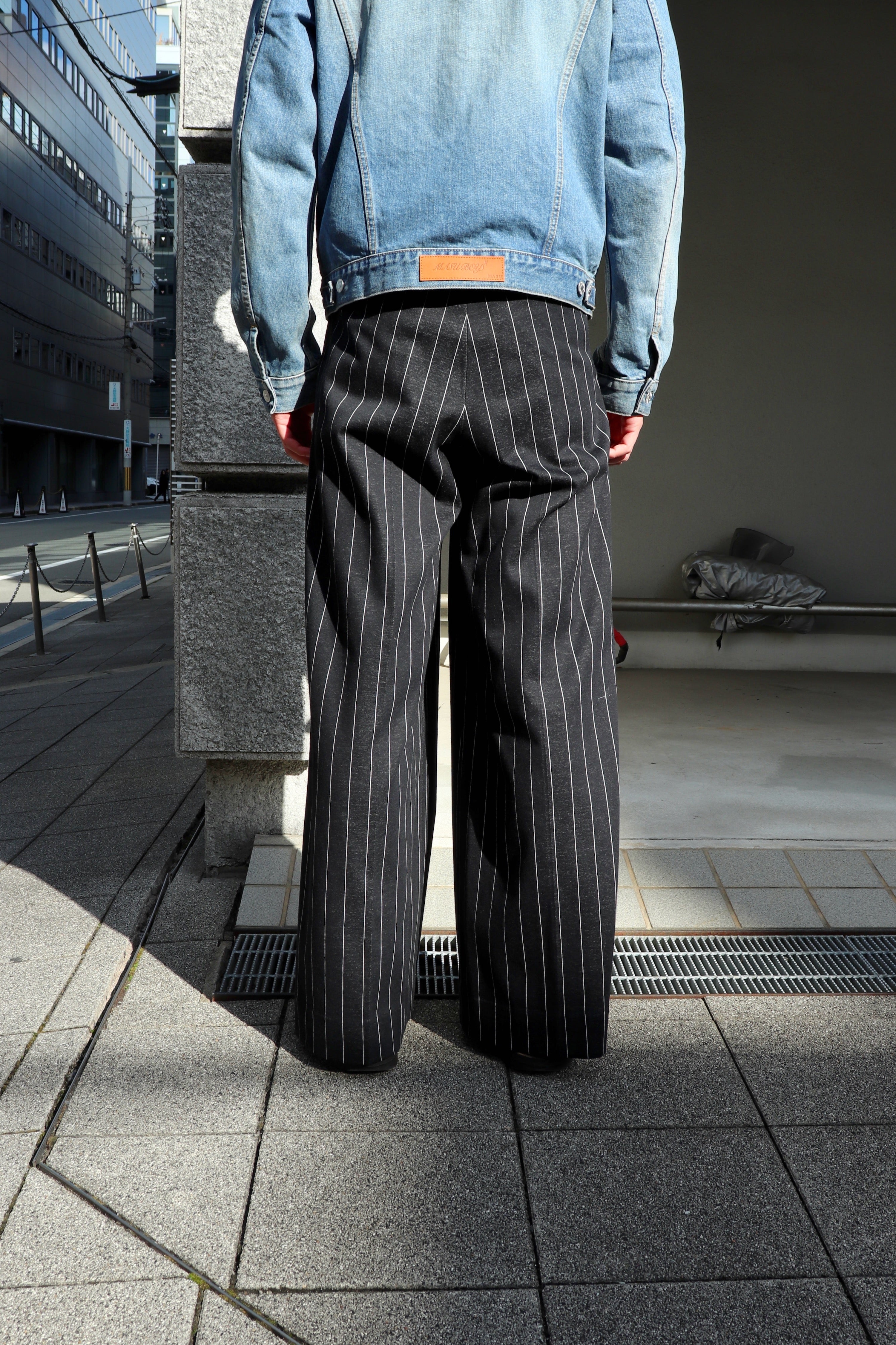 パンツ MASU Classic Easy Trousers MASU(エムエーエスユー)のCLASSIC EASY TROUSERS BLACKの通販｜PALETTE