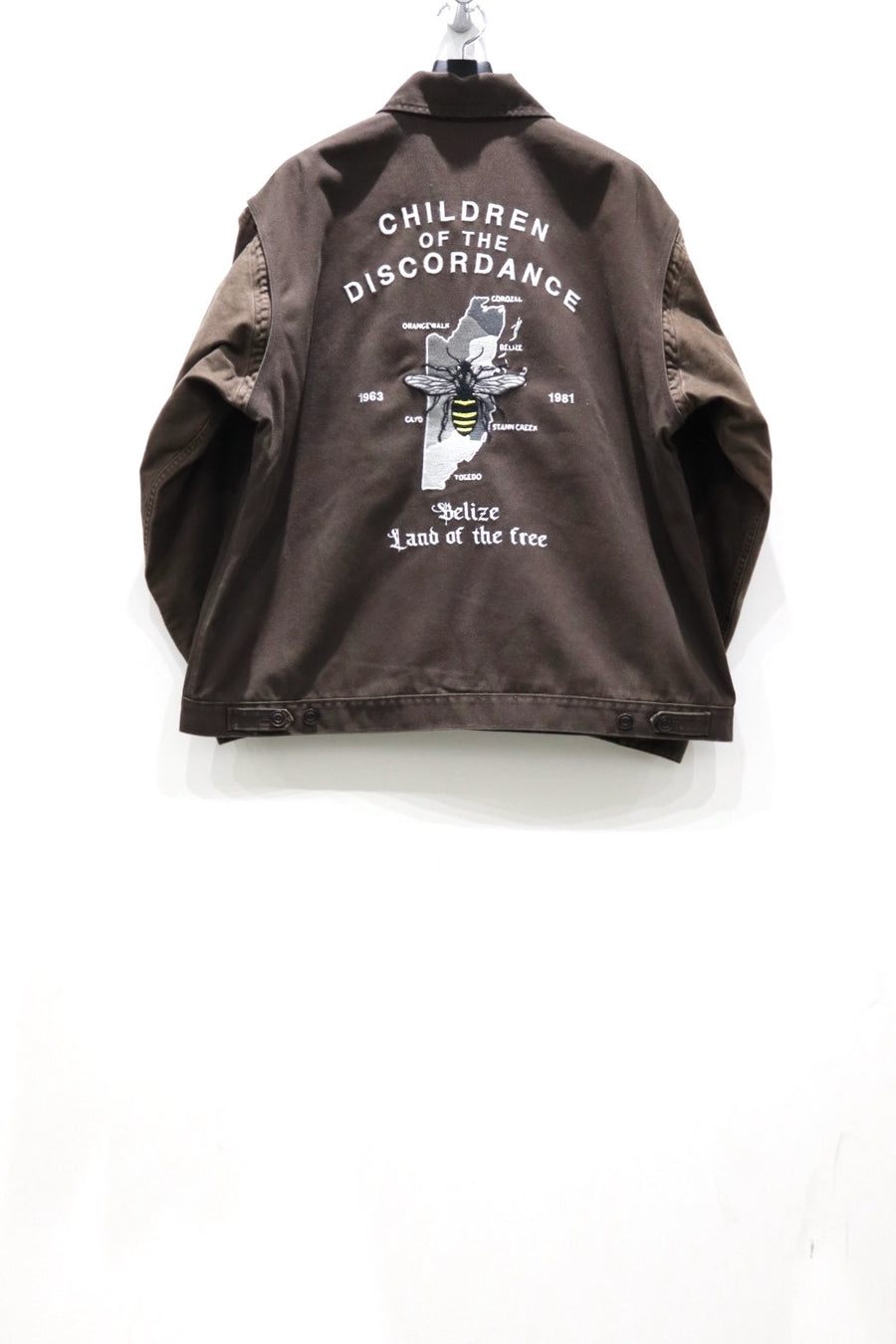 Children of the discordance  DICKEIS SOUVENIR JACKET(BROWN)