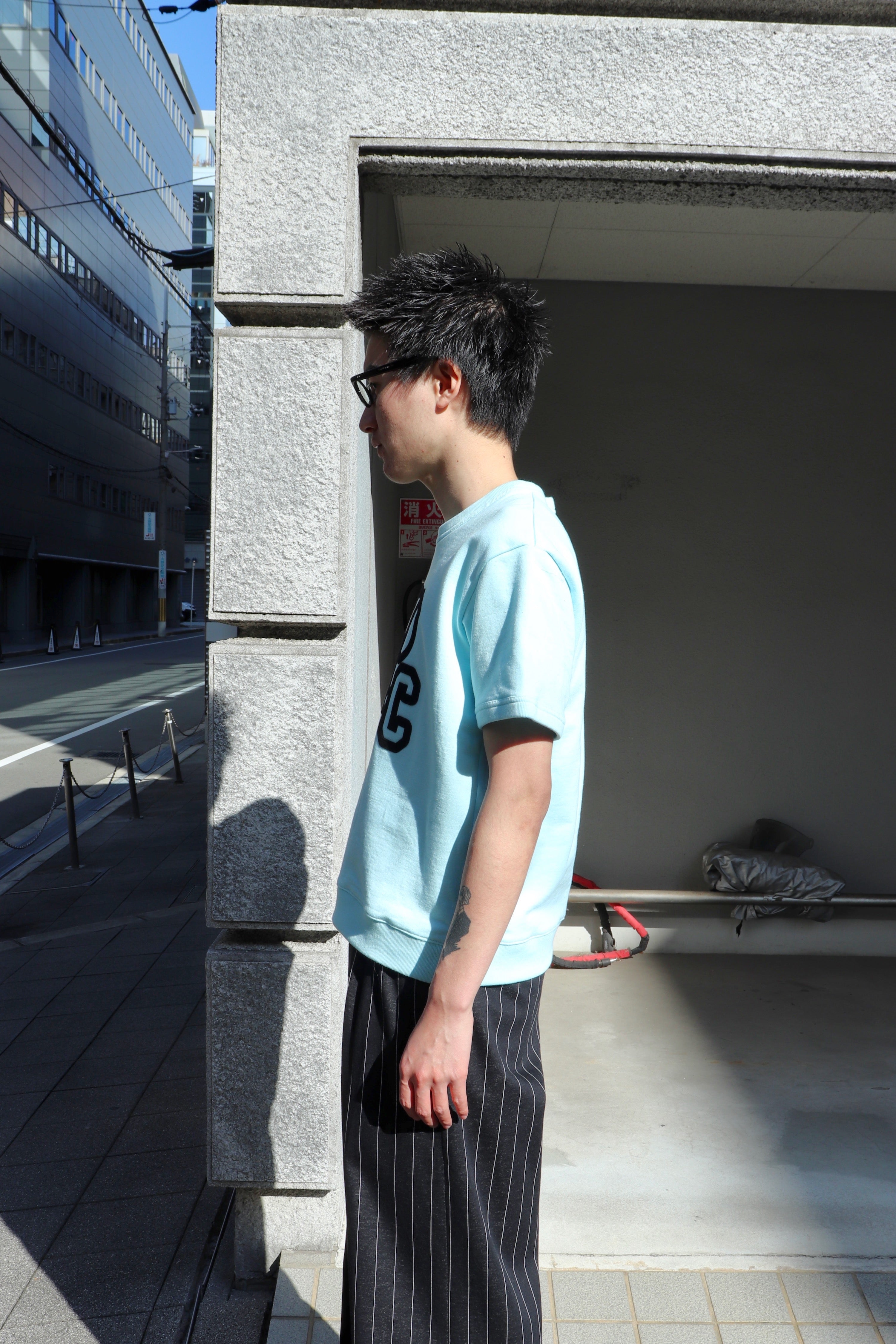 MASU(エムエーエスユー)のM.B.C. HALF SLEEVE SWEAT SHIRT SAXの通販 