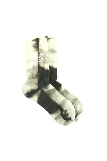 SPACE AVAILABLE  TYE DYE SOCK(GRAY)