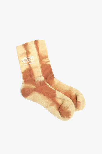 SPACE AVAILABLE  TYE DYE SOCK(YELLOW)