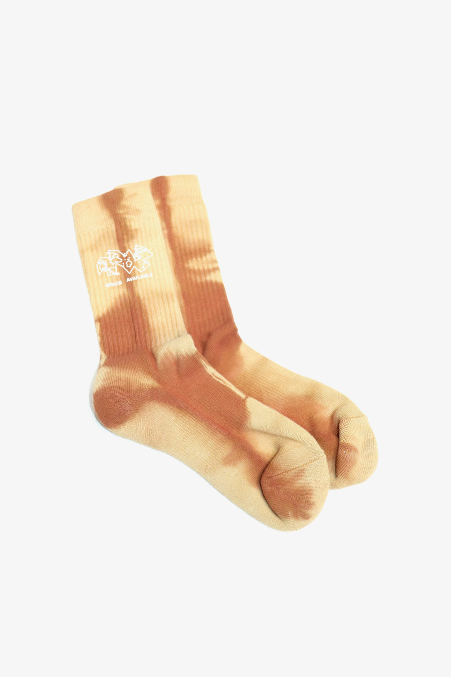 SPACE AVAILABLE  TYE DYE SOCK(YELLOW)