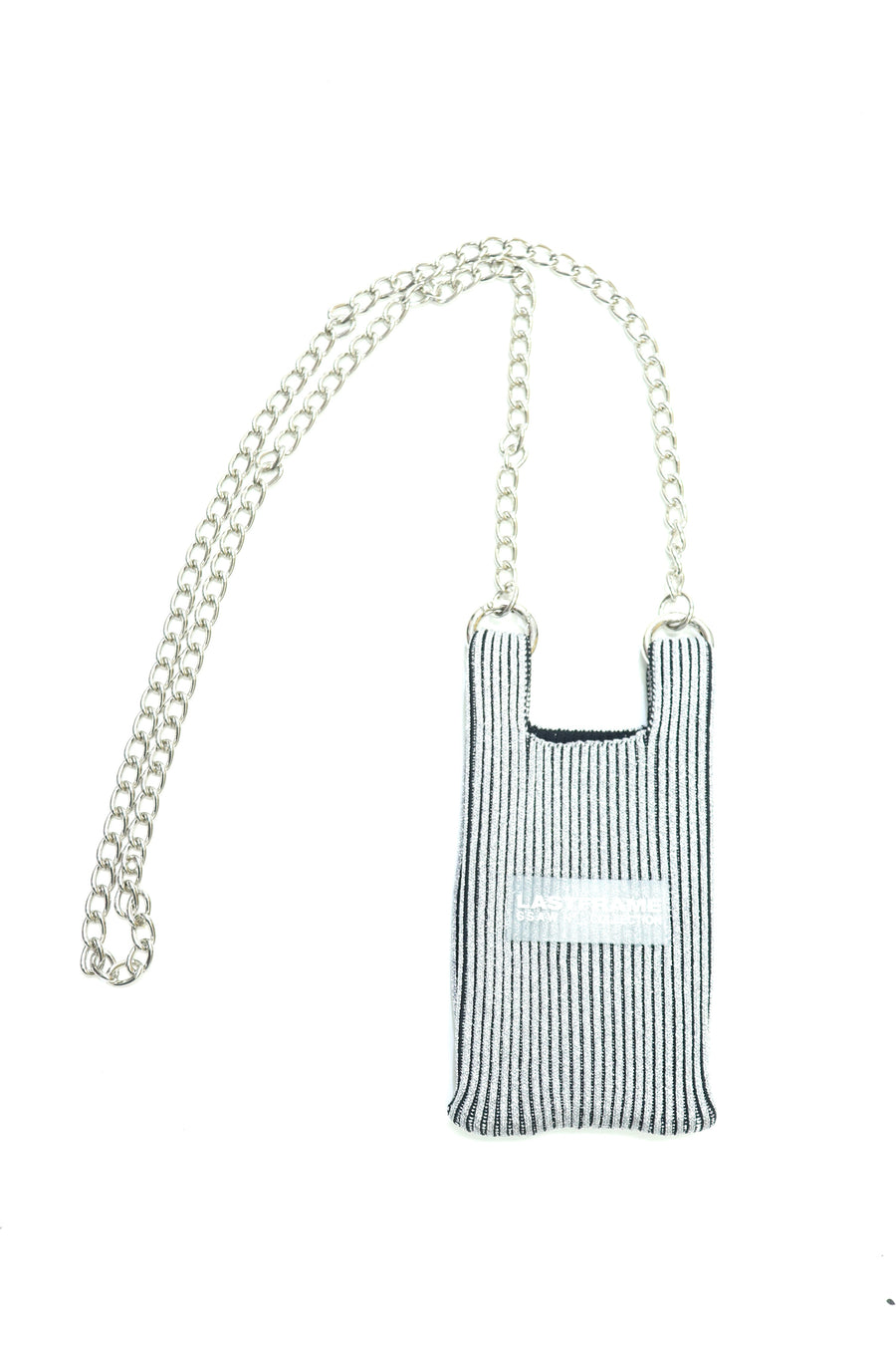 LASTFRAME  KYOTO METALLIC MARKET BAG MICRO(SILVER)