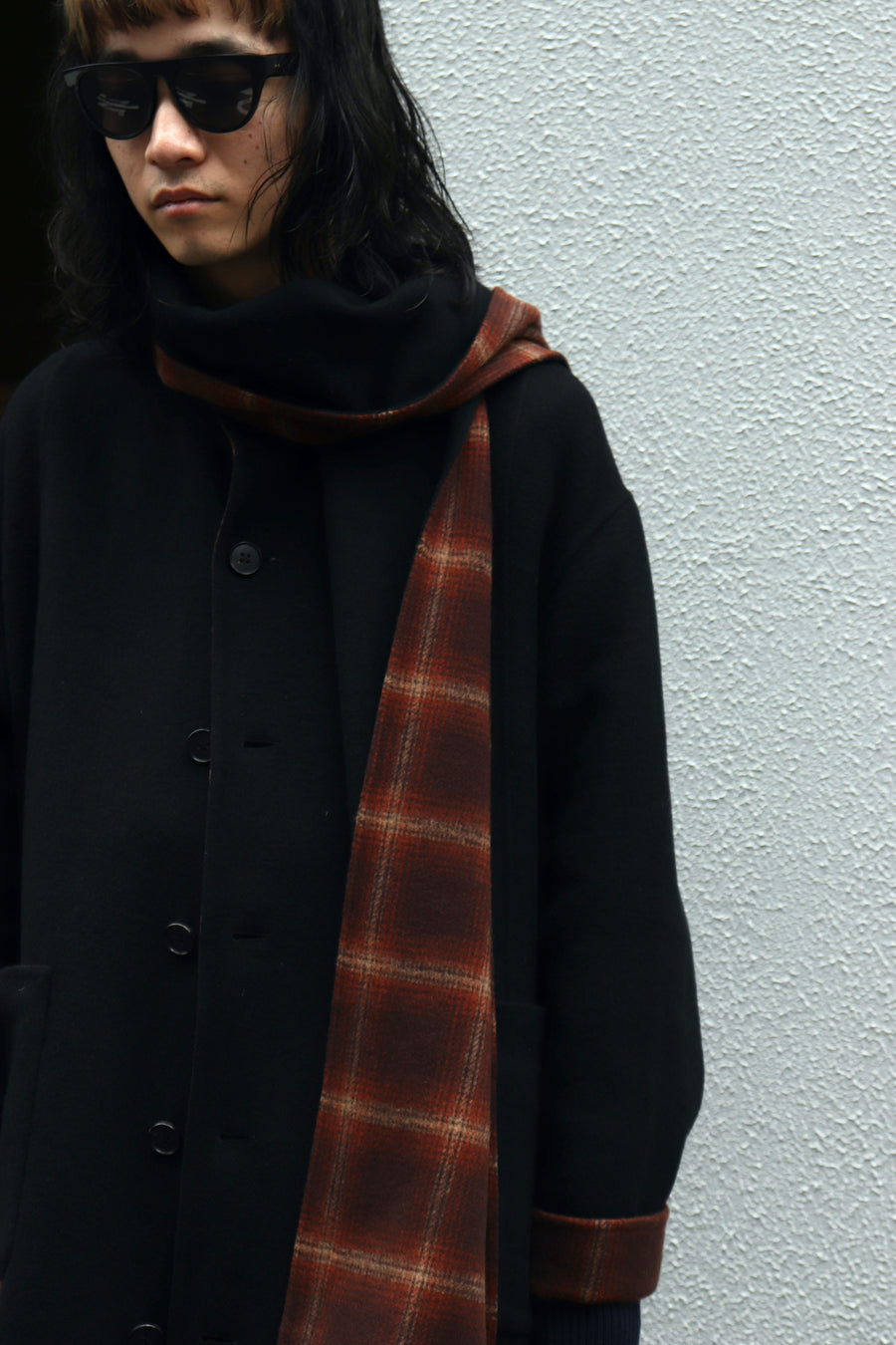 soe  Double Face Coat with Scarf