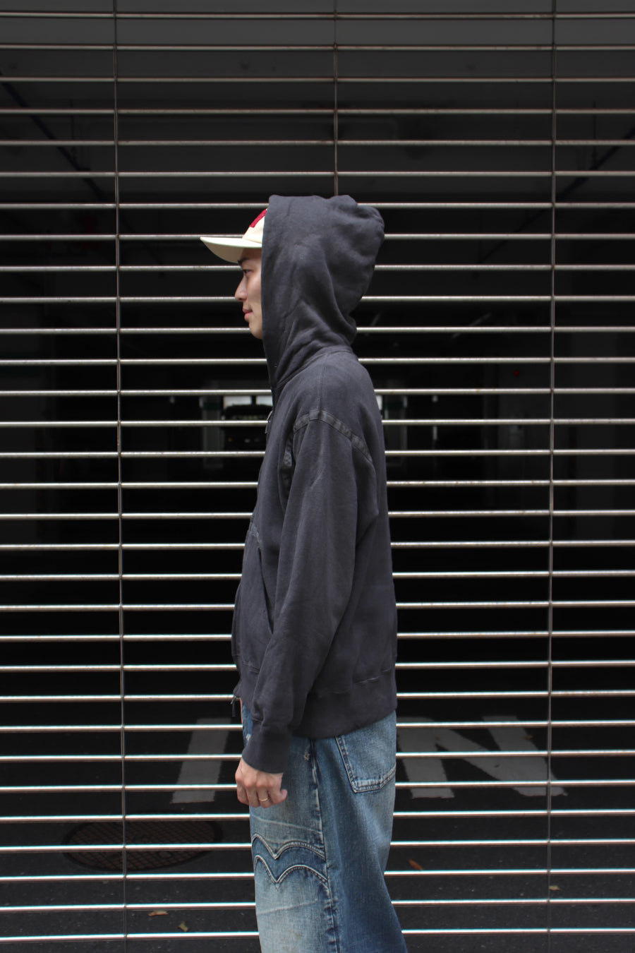 NULABEL  GARMENT DYED SWEAT HOODIE