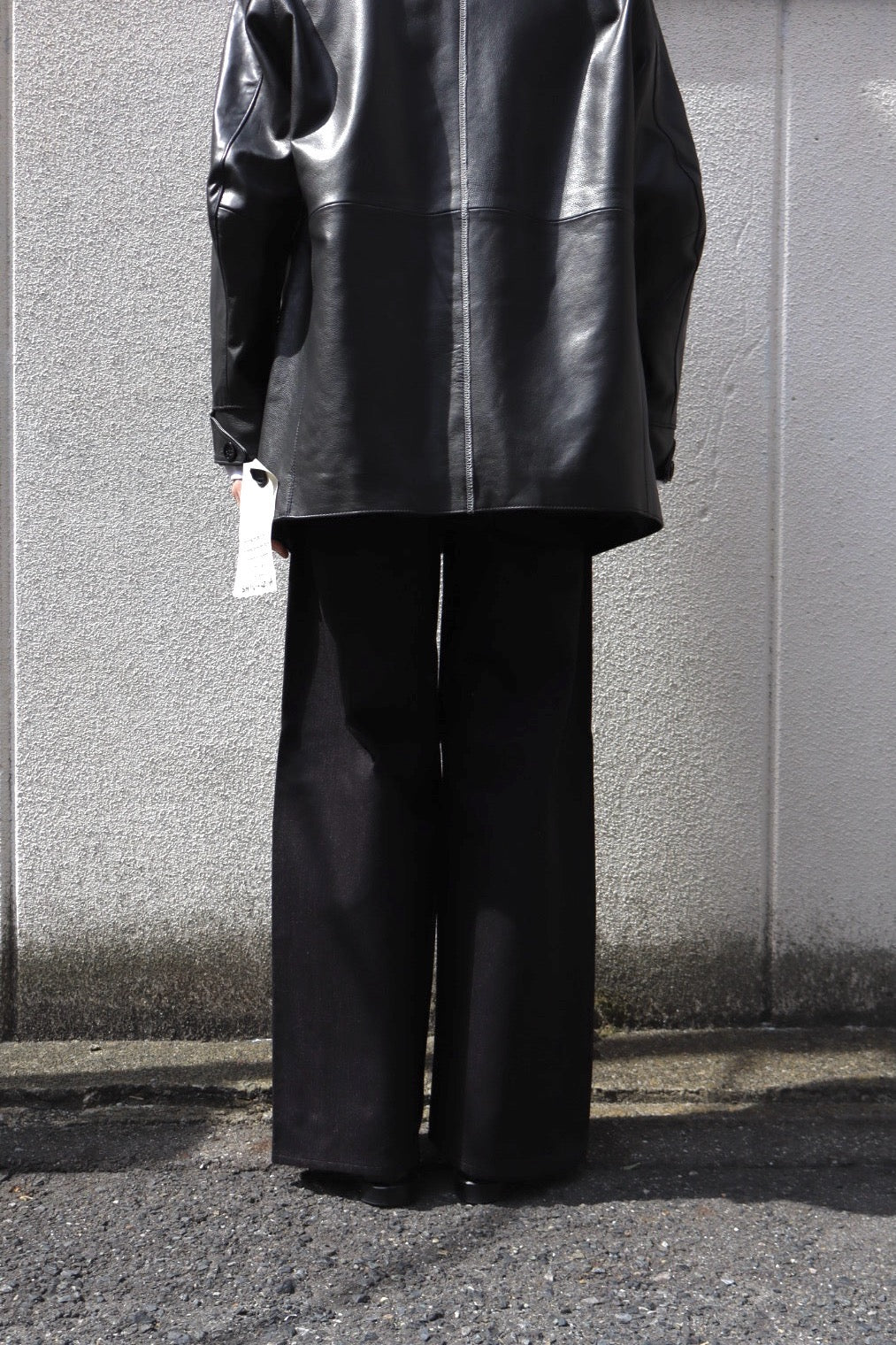 SUGARHILL(シュガーヒル)のTWISTED HEATHER DENIM PANTS WIDE CUT RED