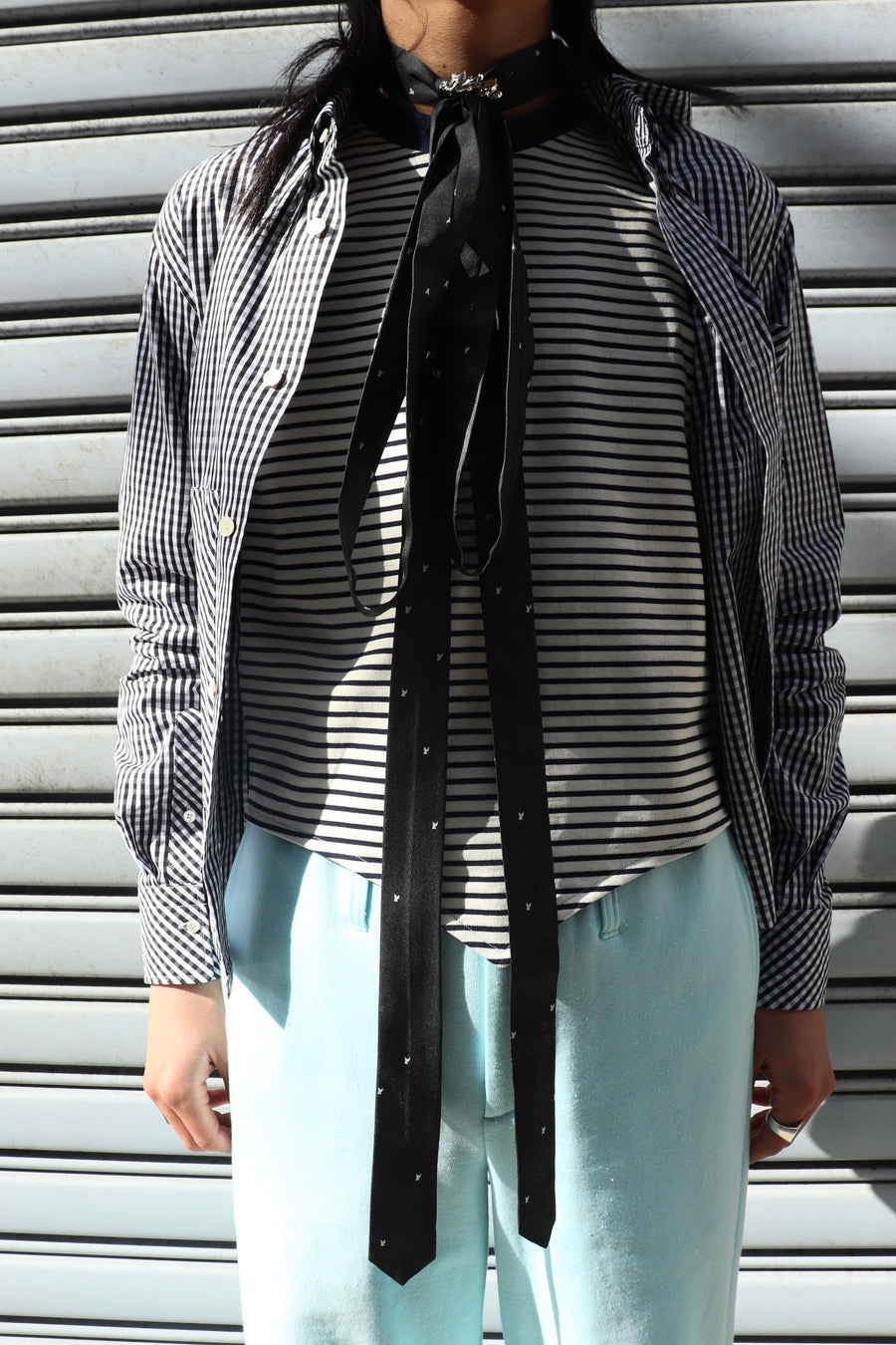 MASU(エムエーエスユー)のSNAKE LONG TIE BLACK(スカーフ)の通販