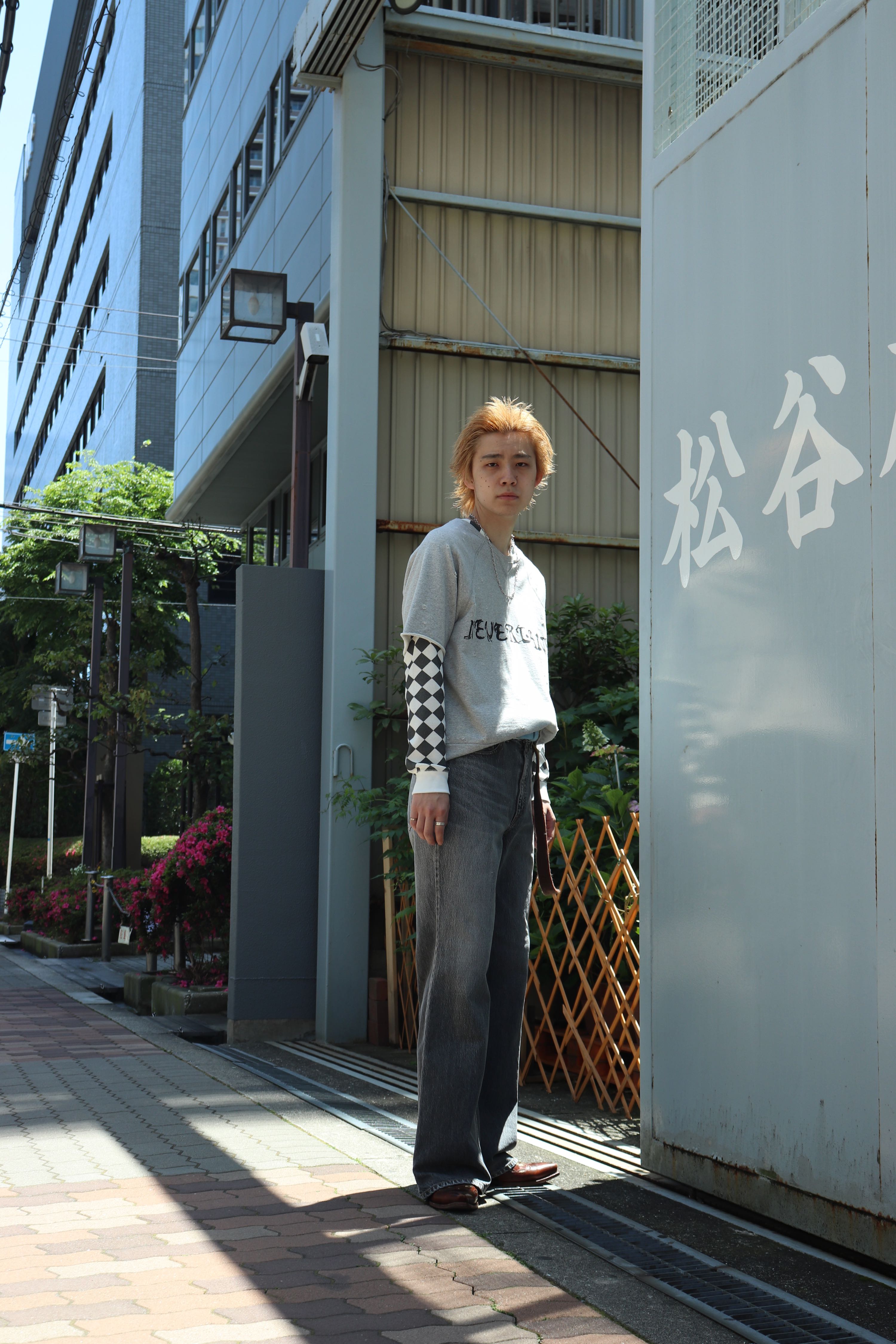 LITTLEBIG(リトルビッグ)のWide Denim Bio Bleach Indigo or Blackの