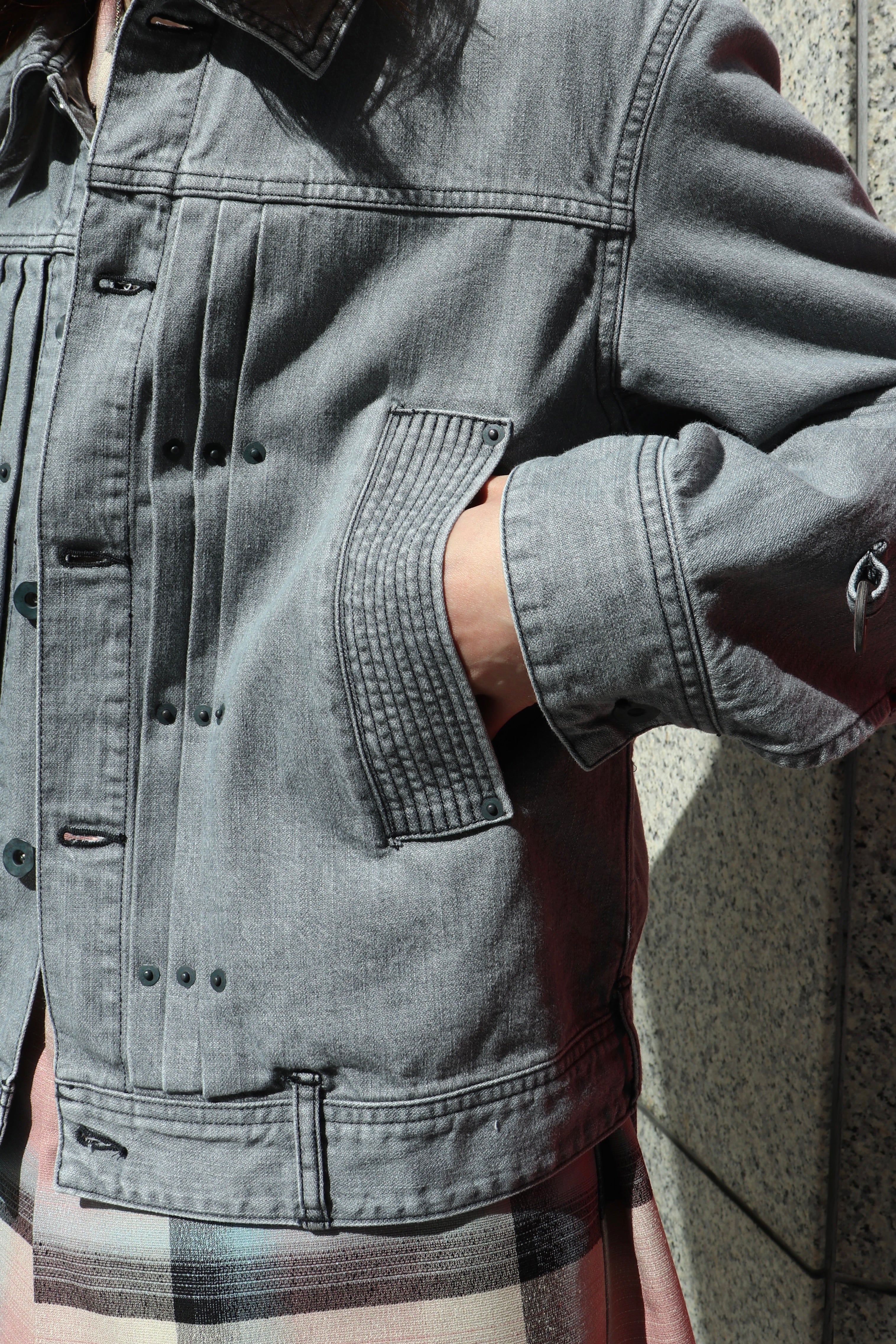 SOSHIOTSUKI(ソウシオオツキ)のBDH DENIM JACKET-3 WASH BLACKの通販