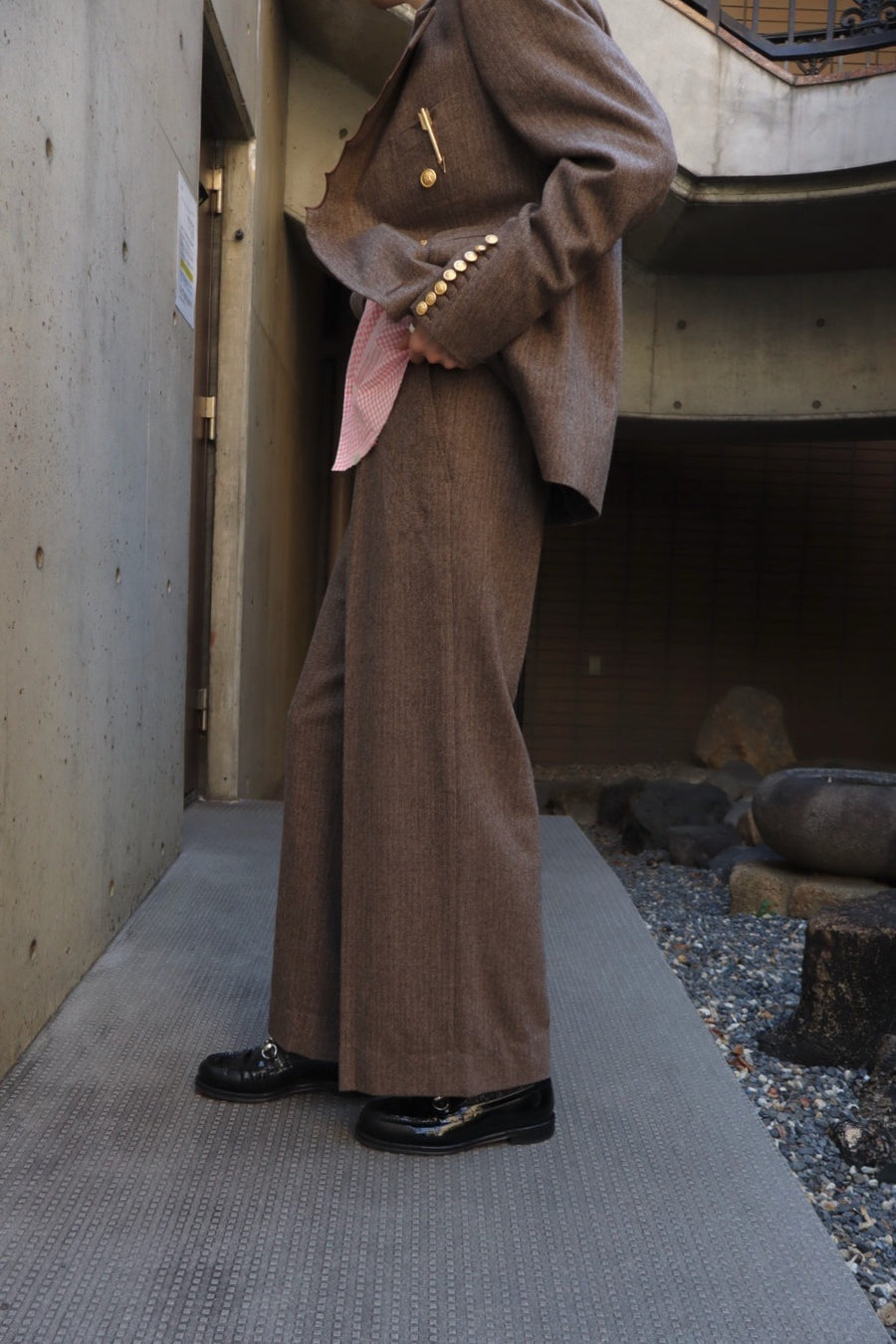 【MASUデザイナー愛用】MASU 24AW M TROUSERS(BROWN) MASUデザイナー愛用】MASU 24AW M TROUSERS(BROWN)