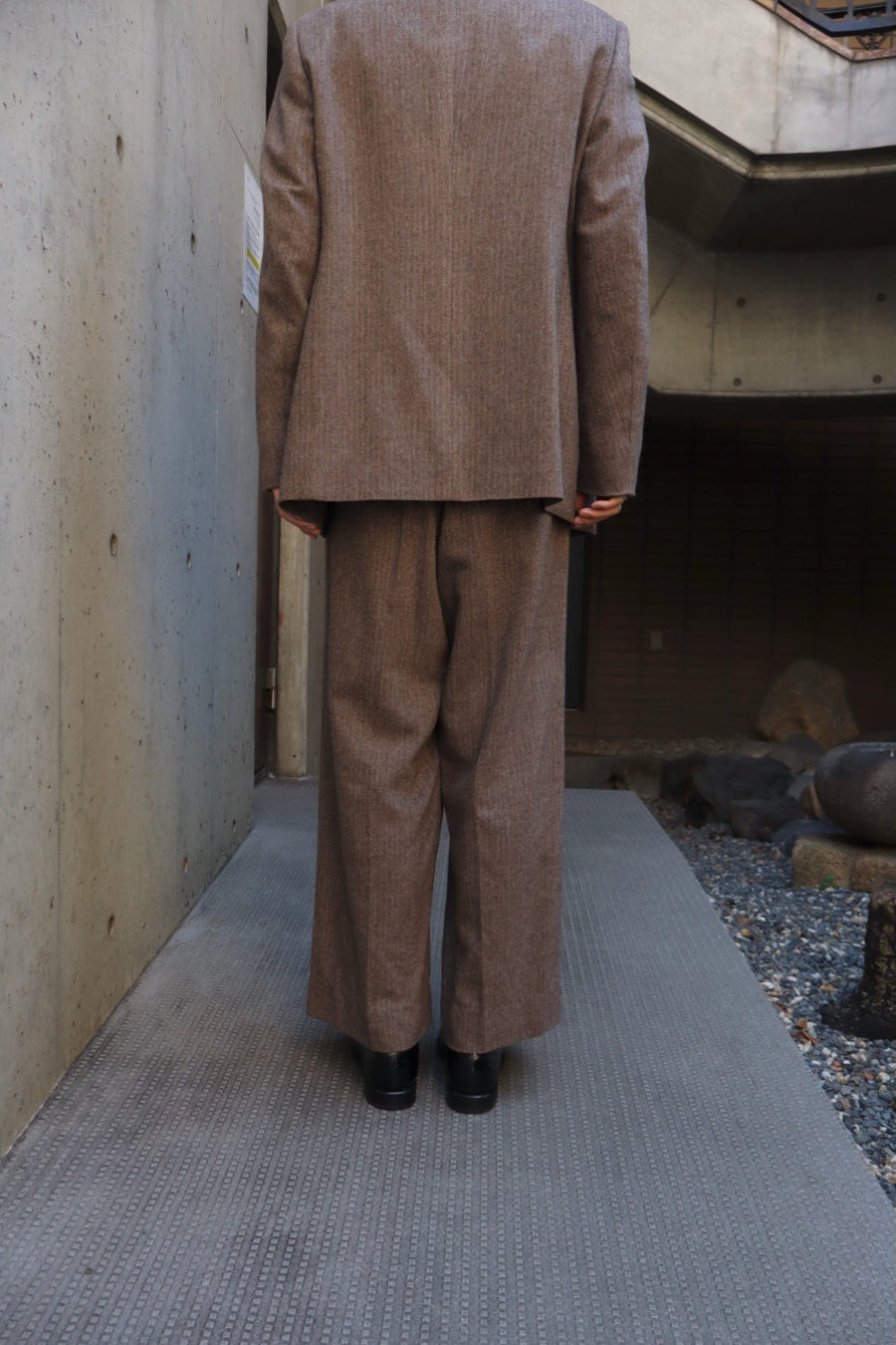 ましゅー MASU(エムエーエスユー)のINITIAL WIDE TROUSERS MOCHAの通販｜PALETTE
