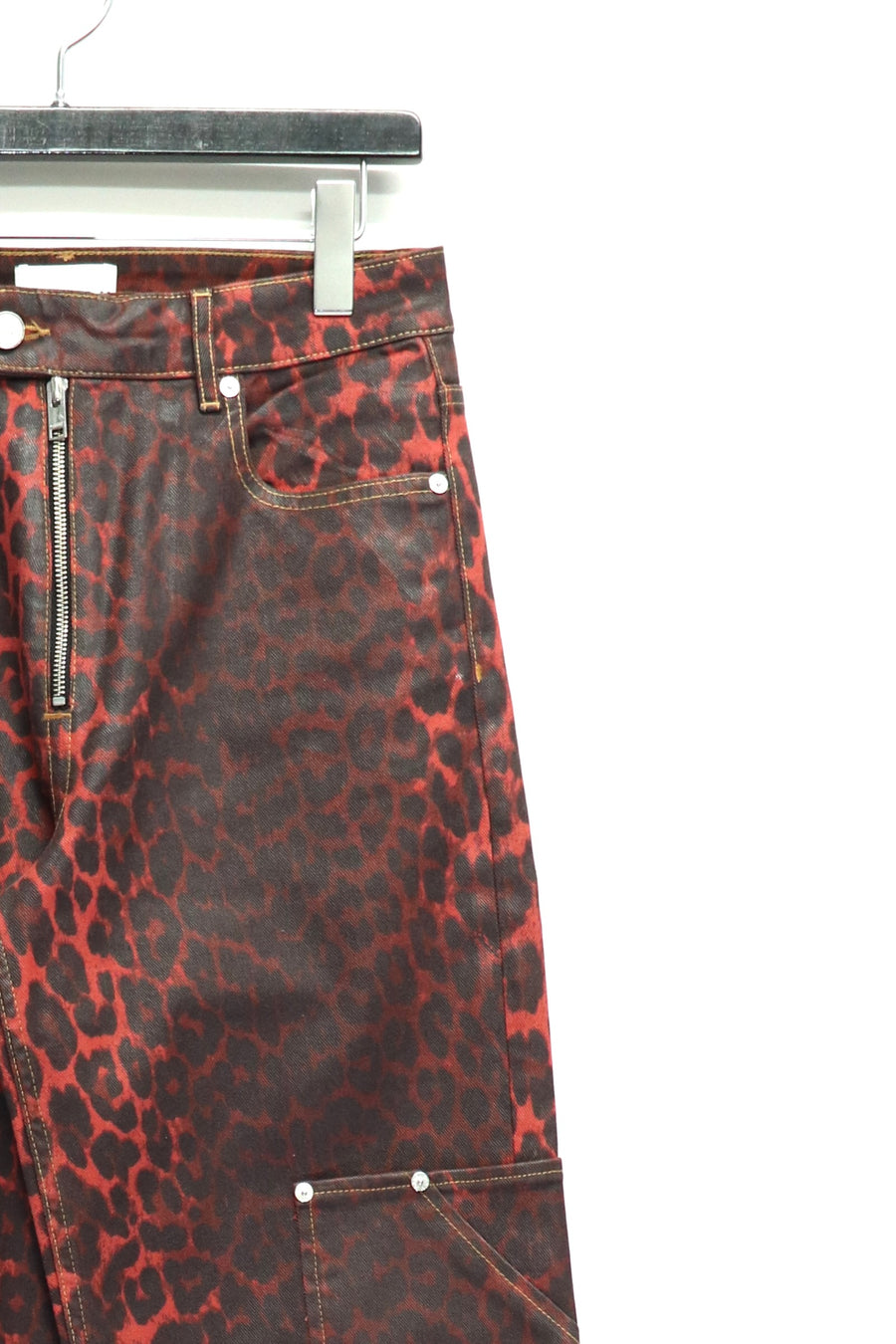 GANNI  Foil Denim Andi Cargo Jeans