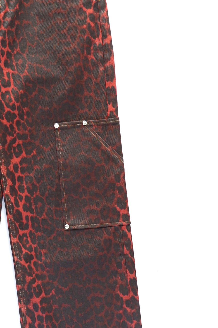 GANNI  Foil Denim Andi Cargo Jeans