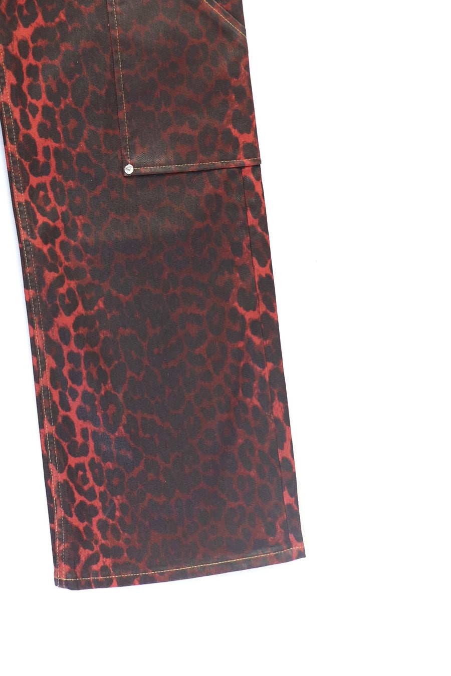 GANNI  Foil Denim Andi Cargo Jeans