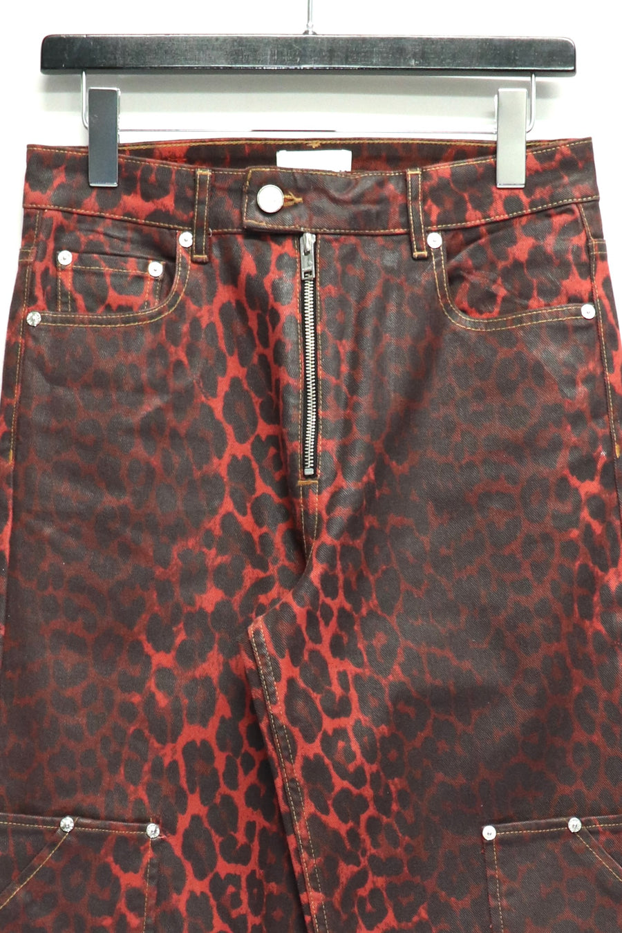 GANNI  Foil Denim Andi Cargo Jeans