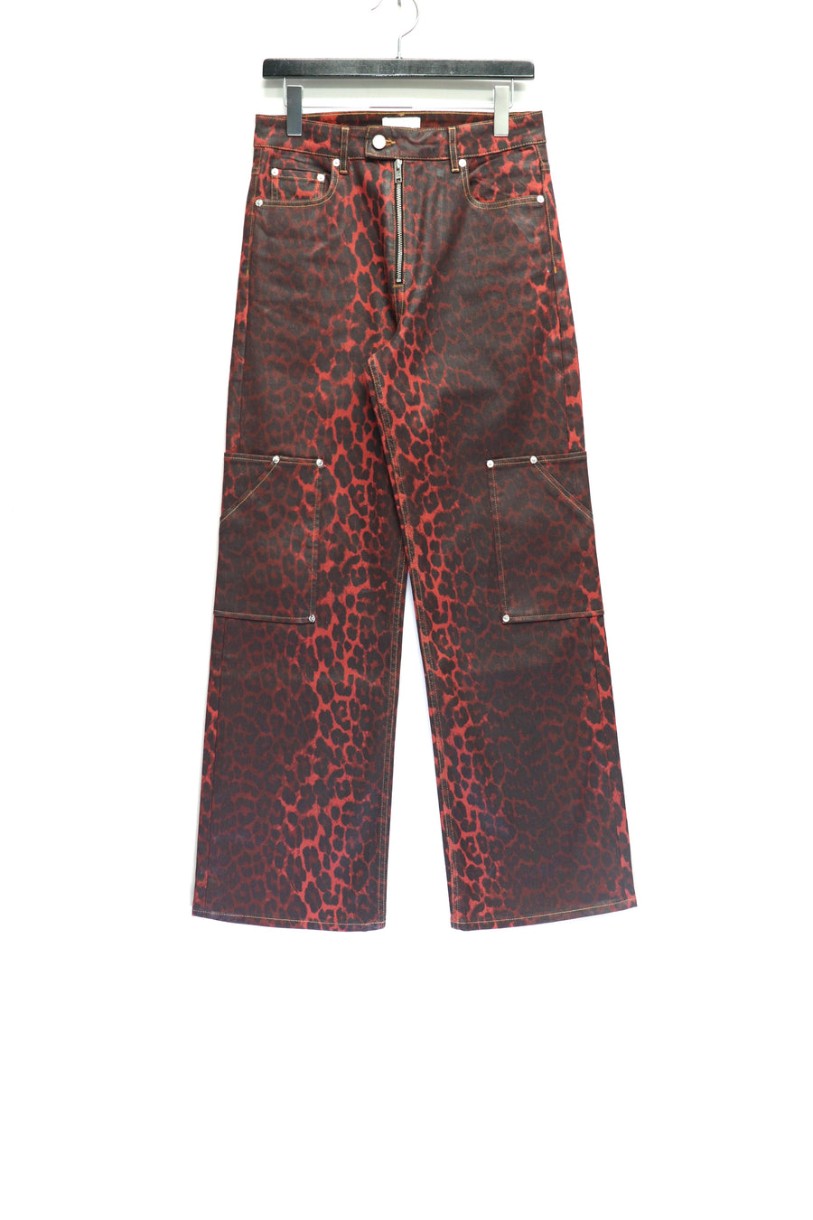 GANNI  Foil Denim Andi Cargo Jeans