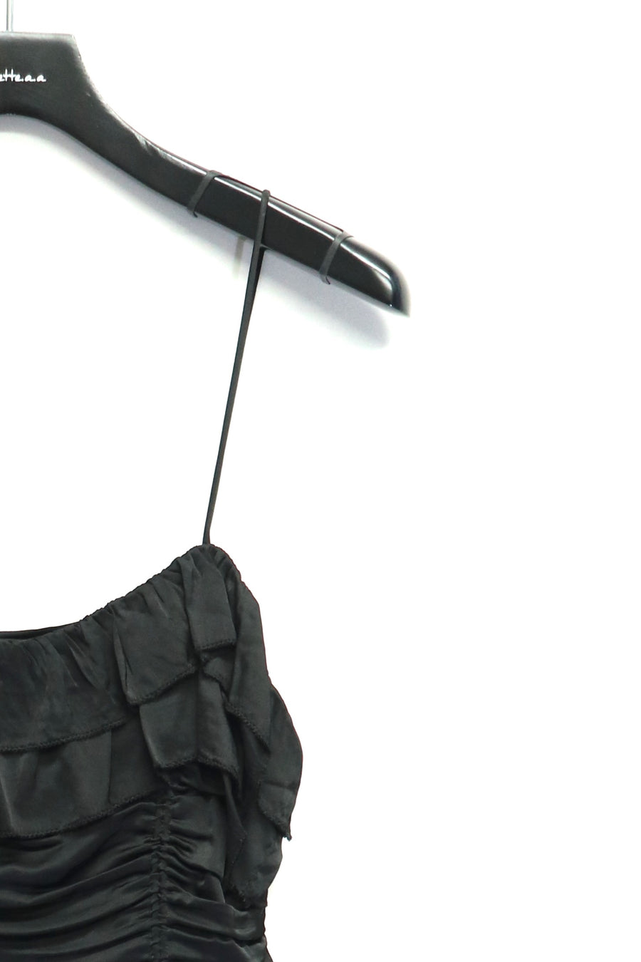 GANNI  Solid Satin Slip Top