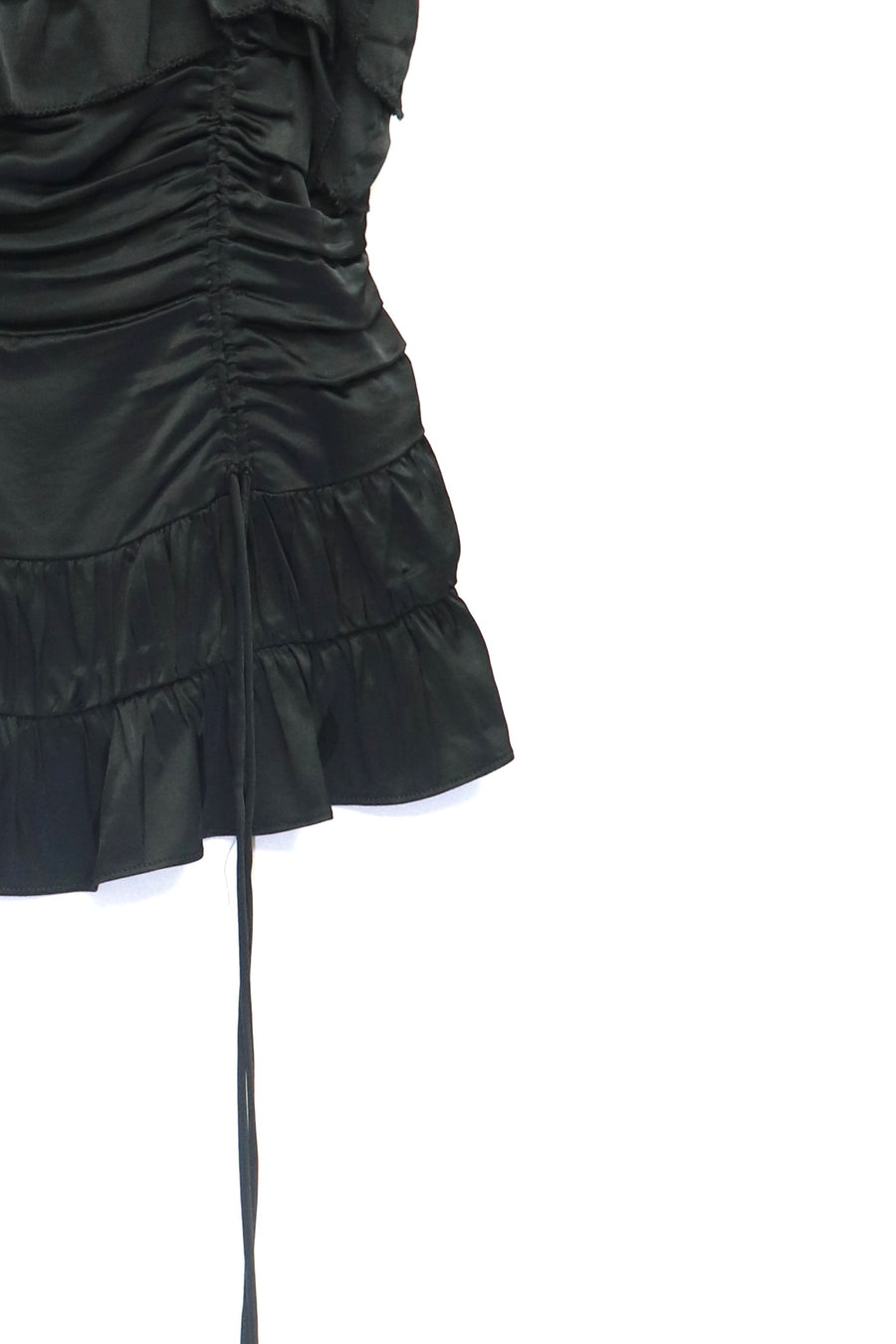 GANNI  Solid Satin Slip Top