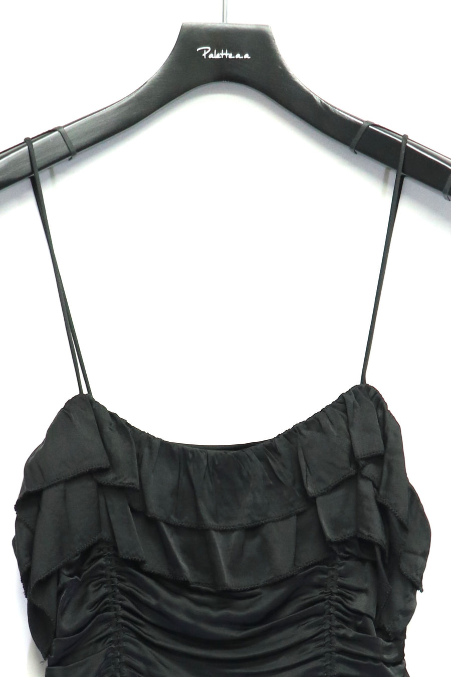 GANNI  Solid Satin Slip Top