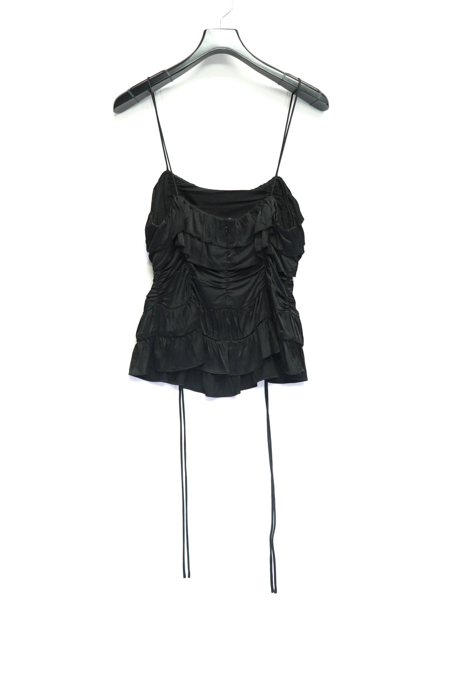 GANNI  Solid Satin Slip Top