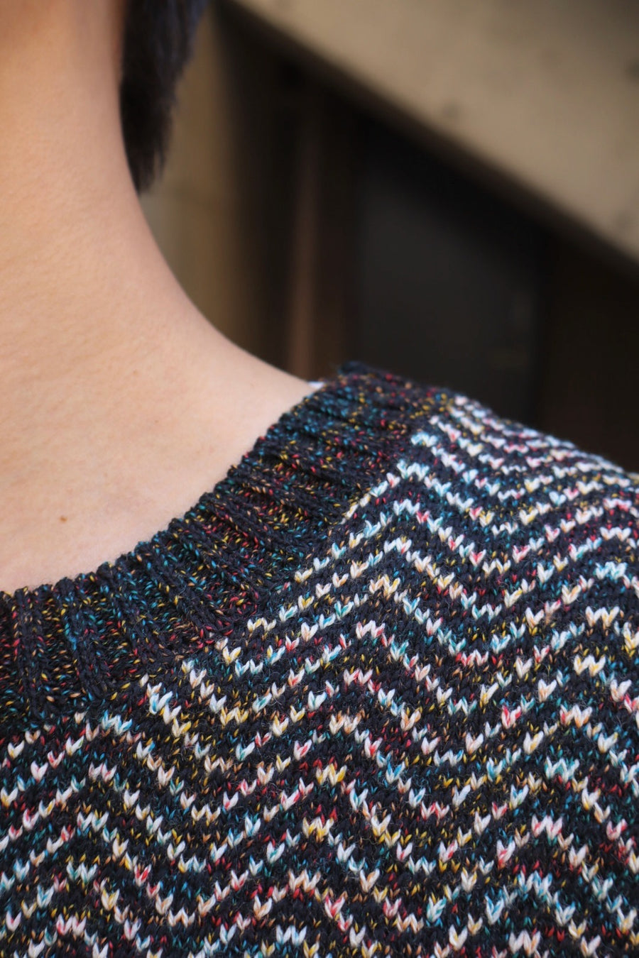 MASU  AURORA SHORT SWEATER