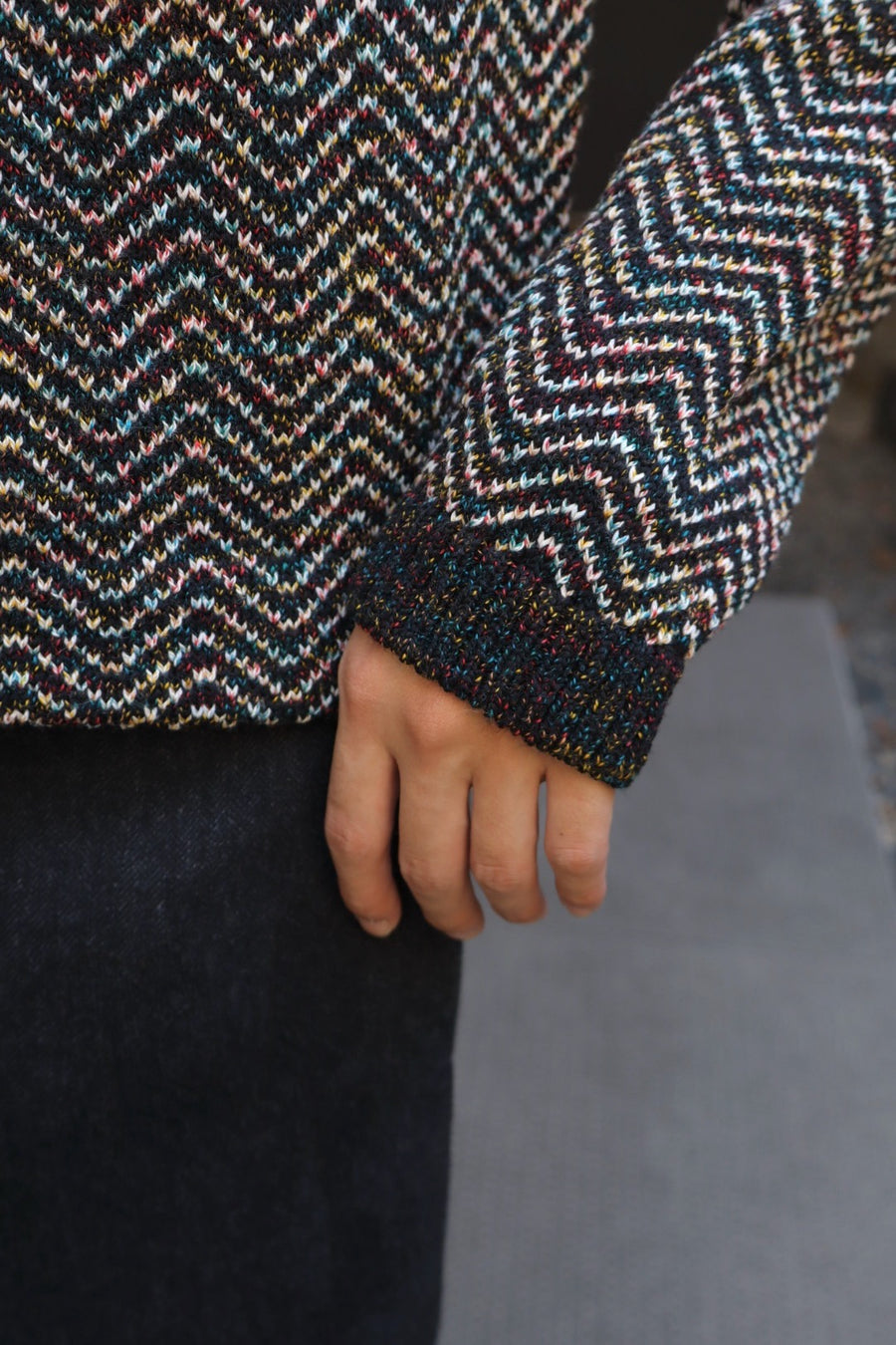 MASU  AURORA SHORT SWEATER