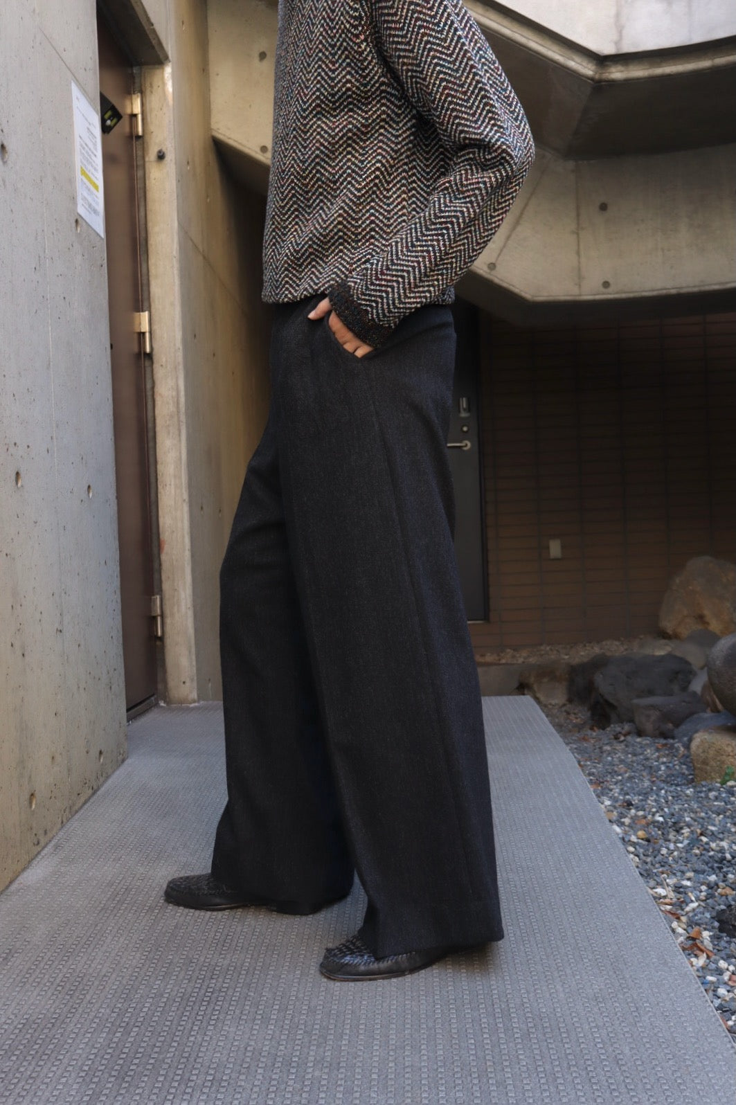 MASU(エムエーエスユー)のINITIAL WIDE TROUSERS GRAYの通販｜PALETTE